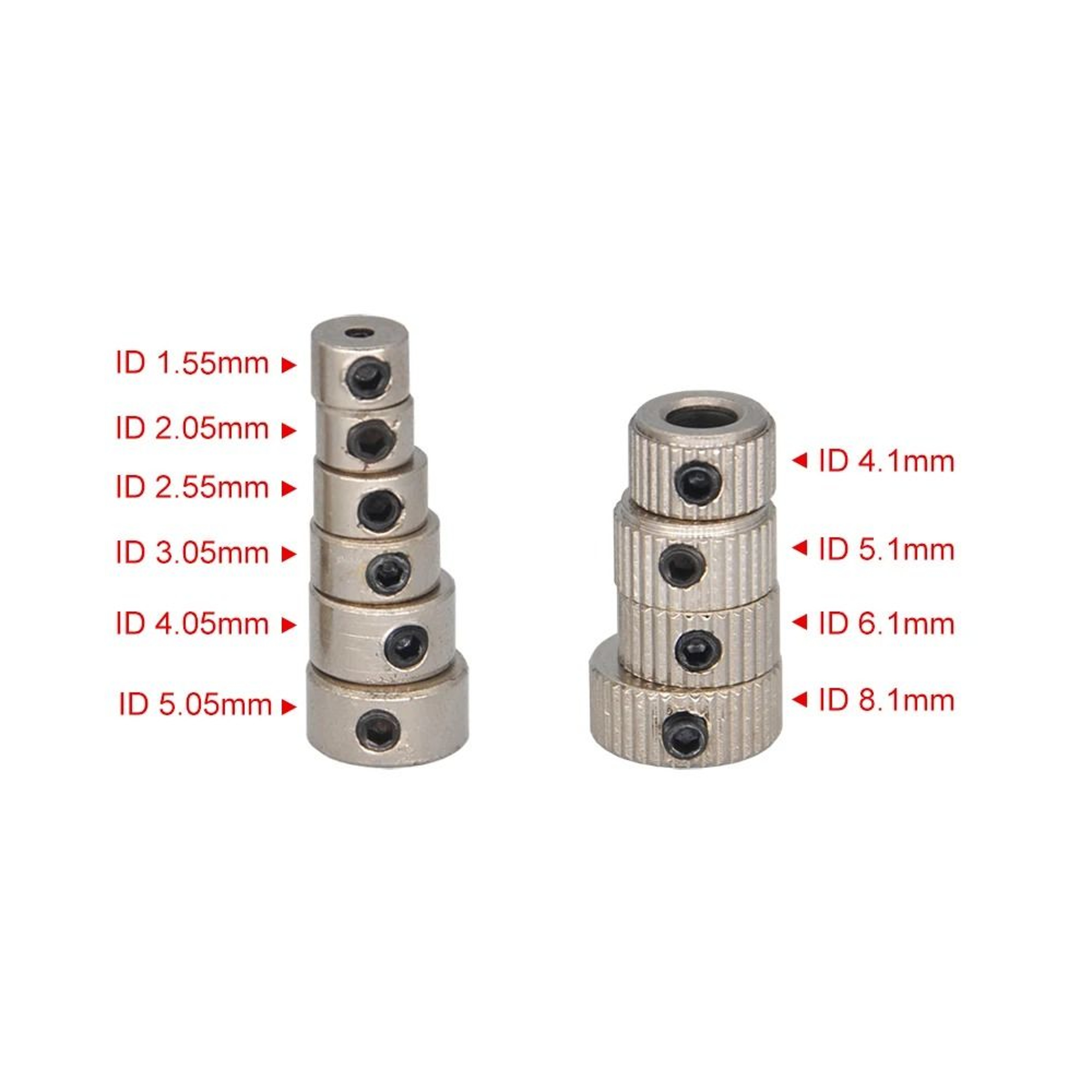 10Pcs Metal Wheel Lock Collar Shaft Axle Bushing Landing Gear Stopper For RC Model 3