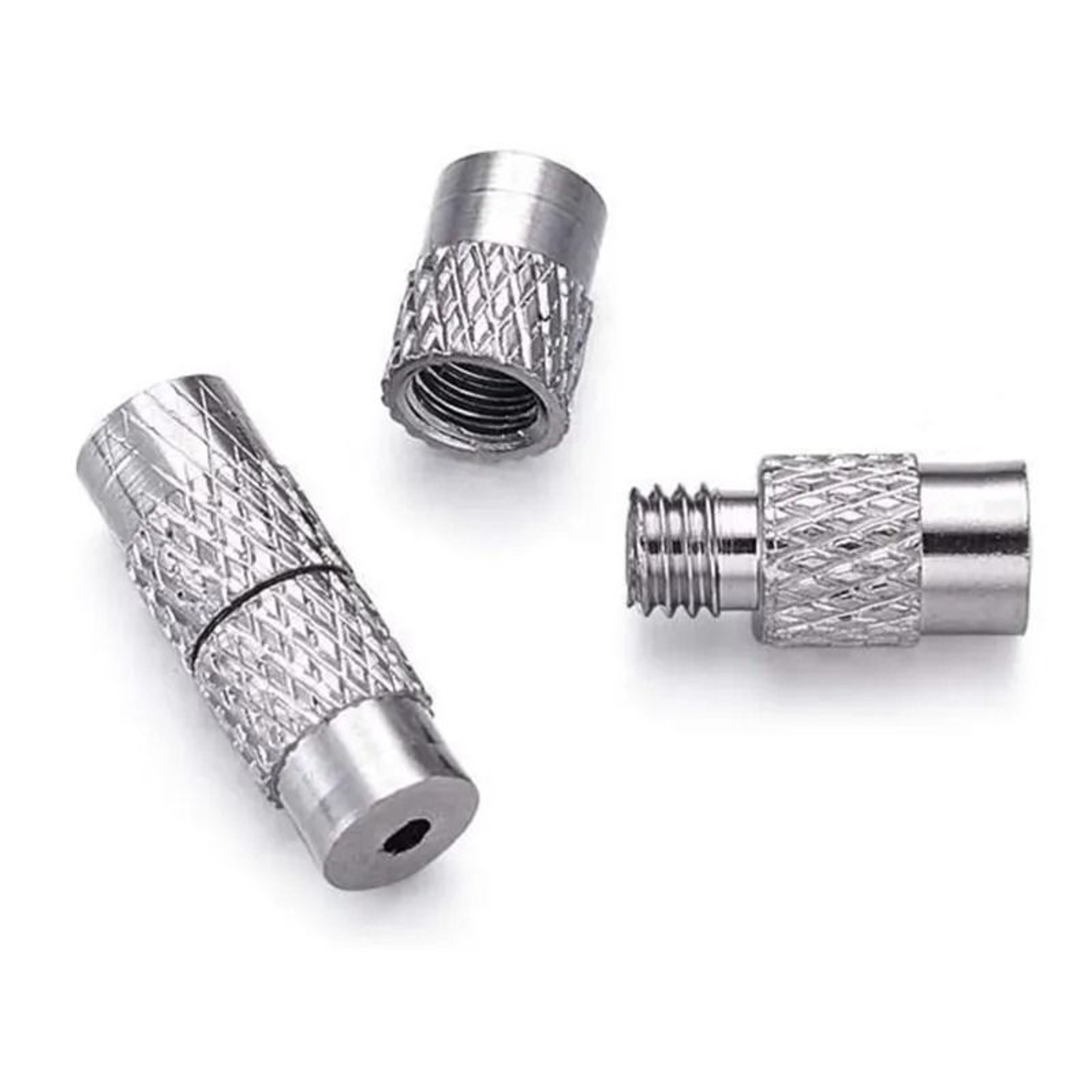 20Pcs Brass Screw Barrel Clasps Threaded Lock Connectors For DIY Jewelry 2