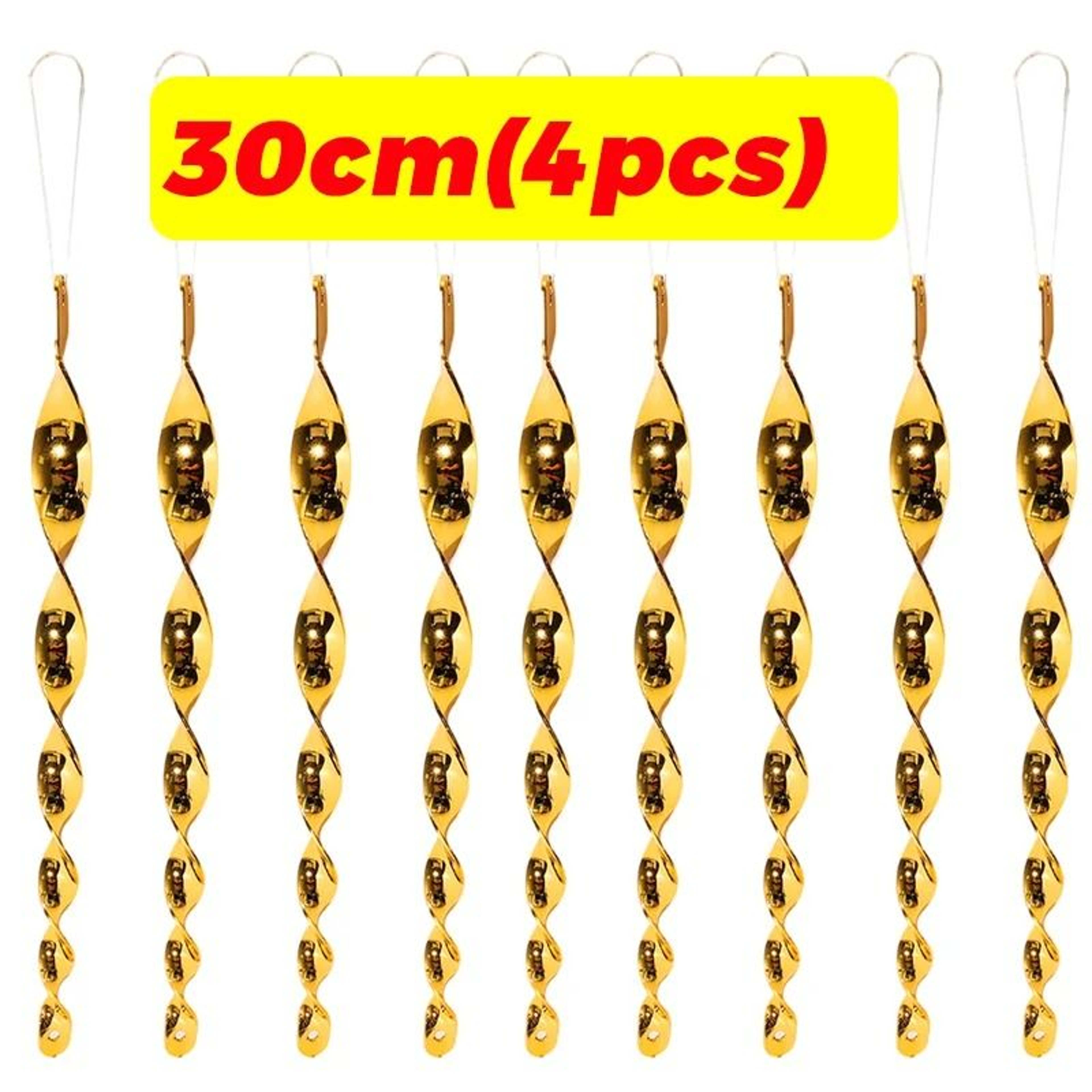 Reflective Bird Deterrent Spiral Rods Wind Rotating Scare Device Garden Decor 8