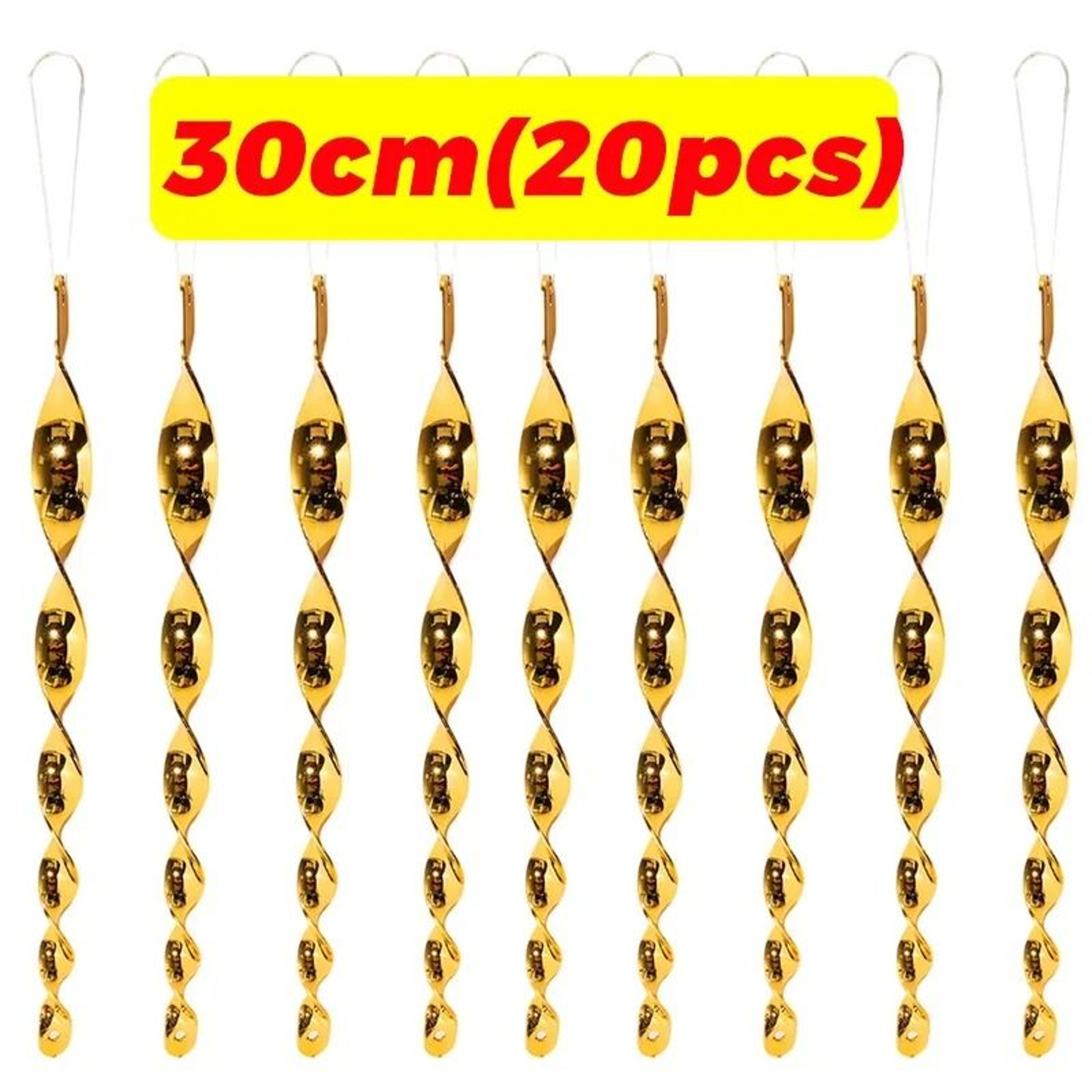 Reflective Bird Deterrent Spiral Rods Wind Rotating Scare Device Garden Decor 21