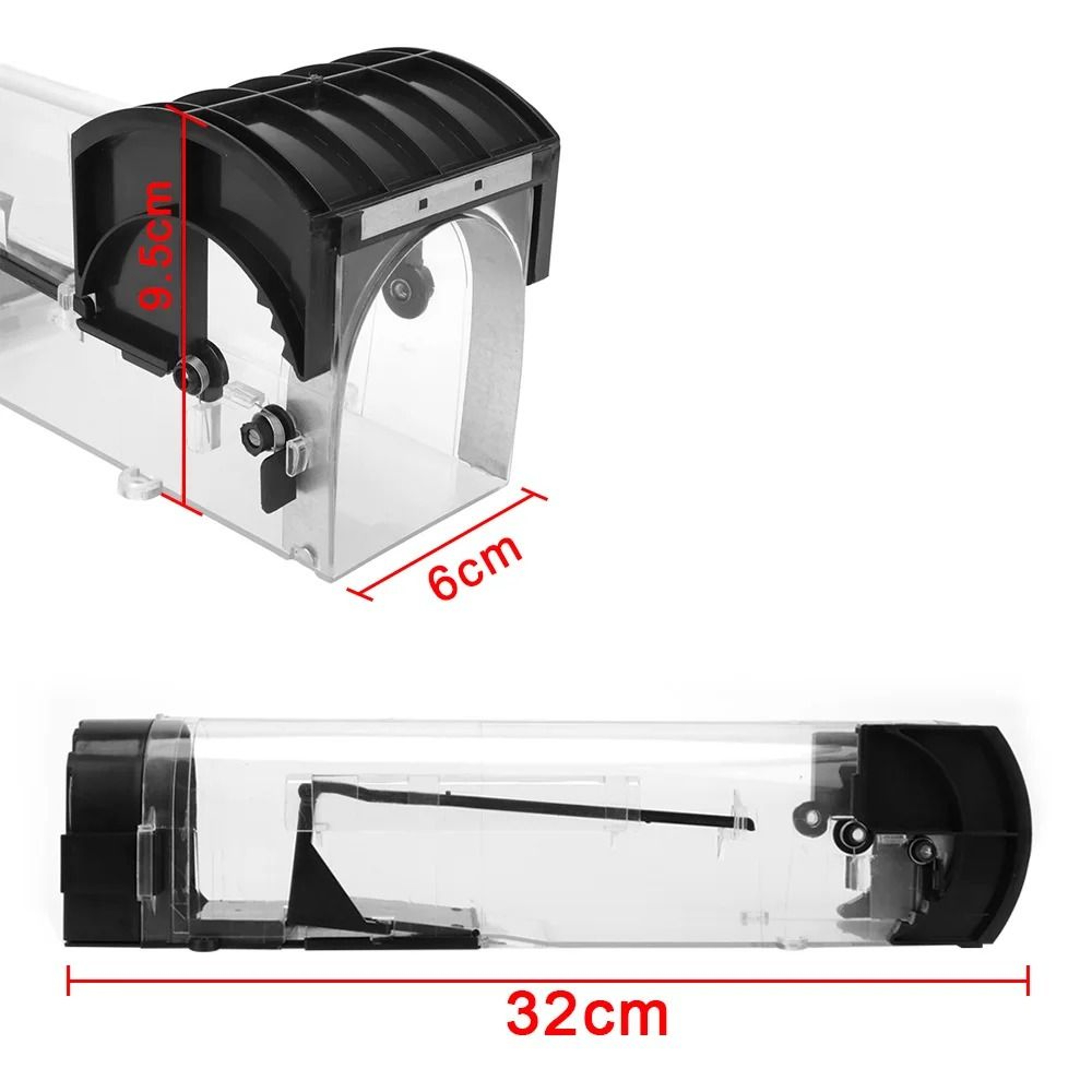 Reusable Smart SelfLocking Mouse Trap Safe Plastic Humane Rodent Catcher 5