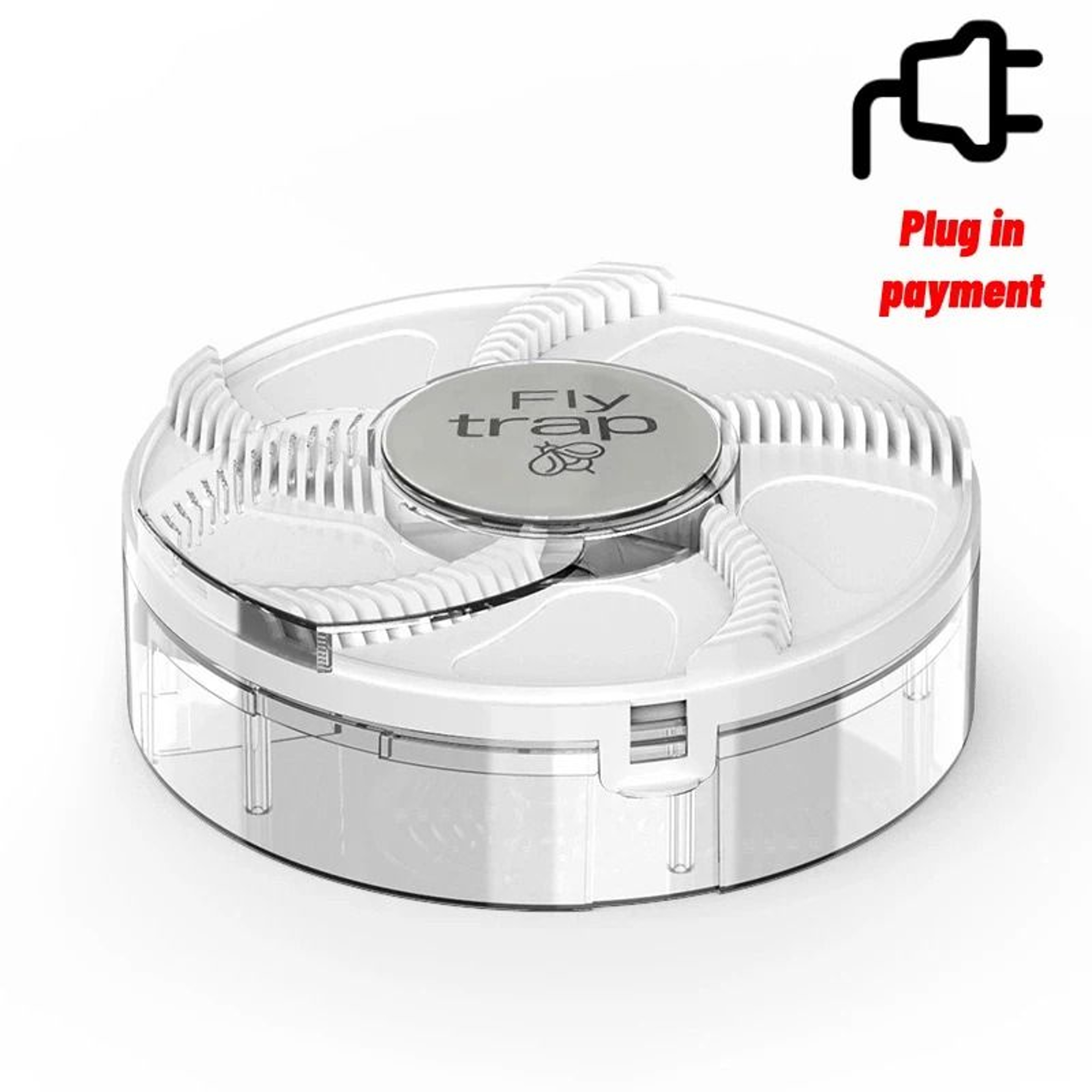 Electric Automatic Fly Trap USB Rechargeable Indoor Garden Flying Pest Catcher 9
