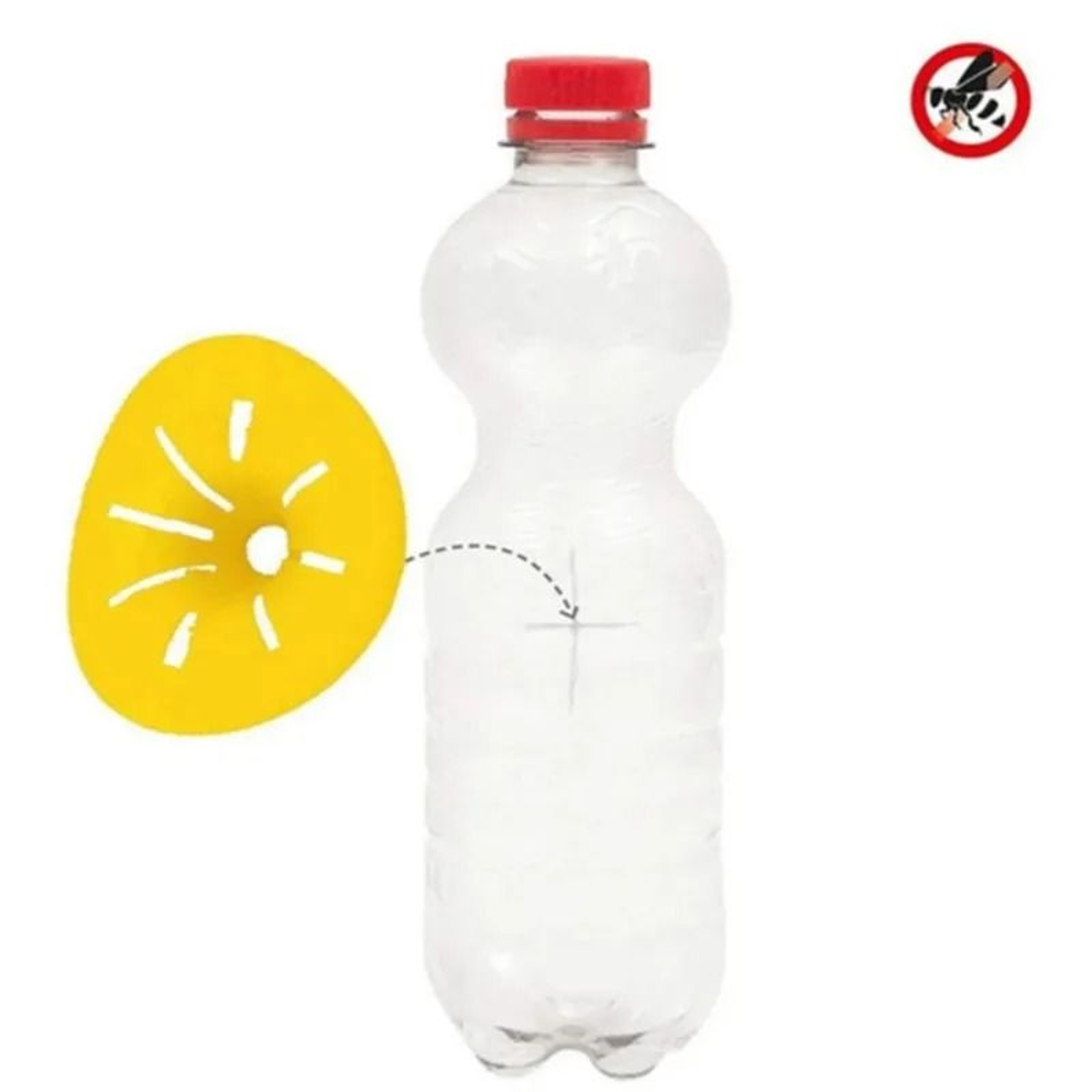 Plastic Wasp Trap Funnel Insert Fruit Fly Bee Hornet Catcher Outdoor Garden 2