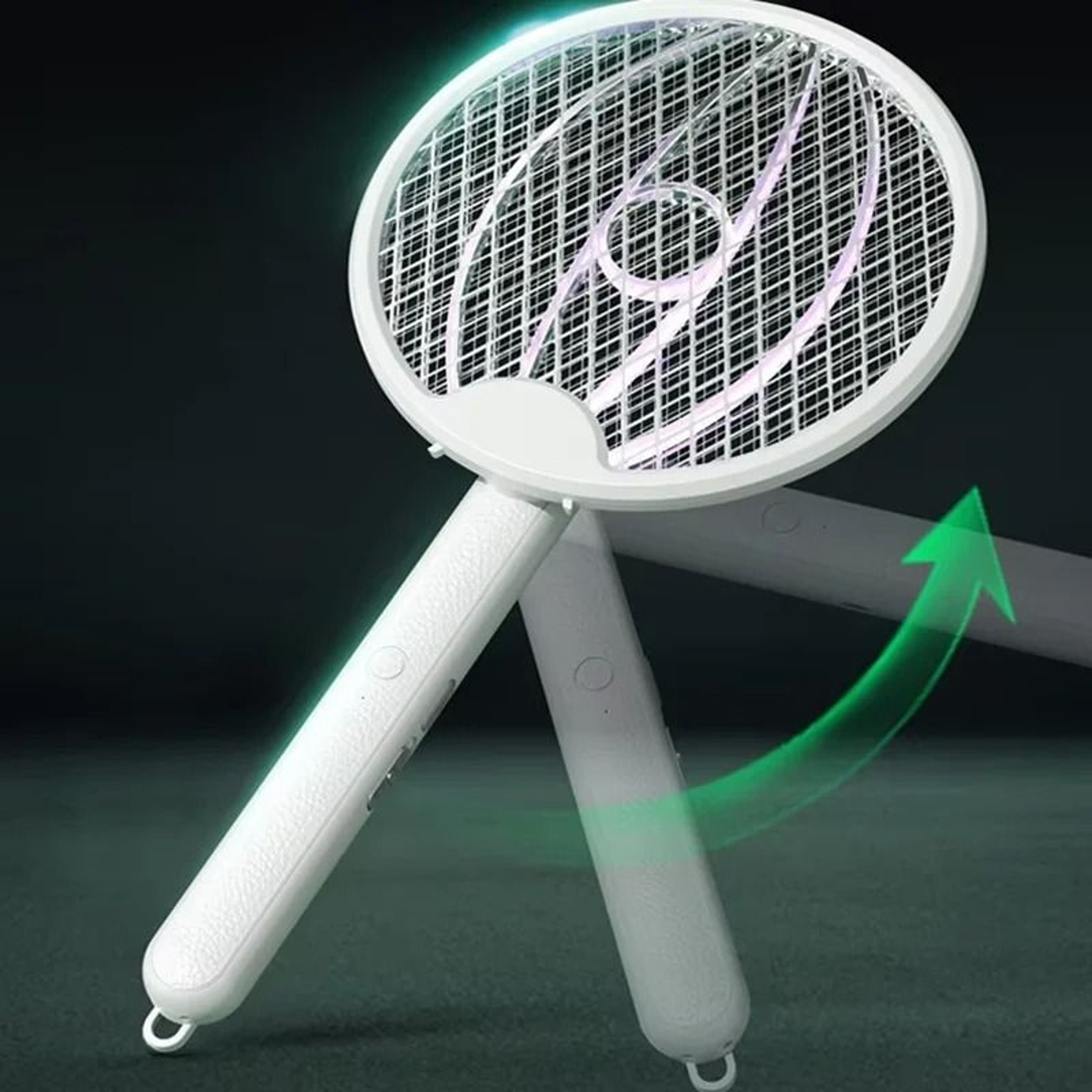 Foldable Electric Mosquito Swatter UV Bug Zapper Rechargeable Trap Lamp 5