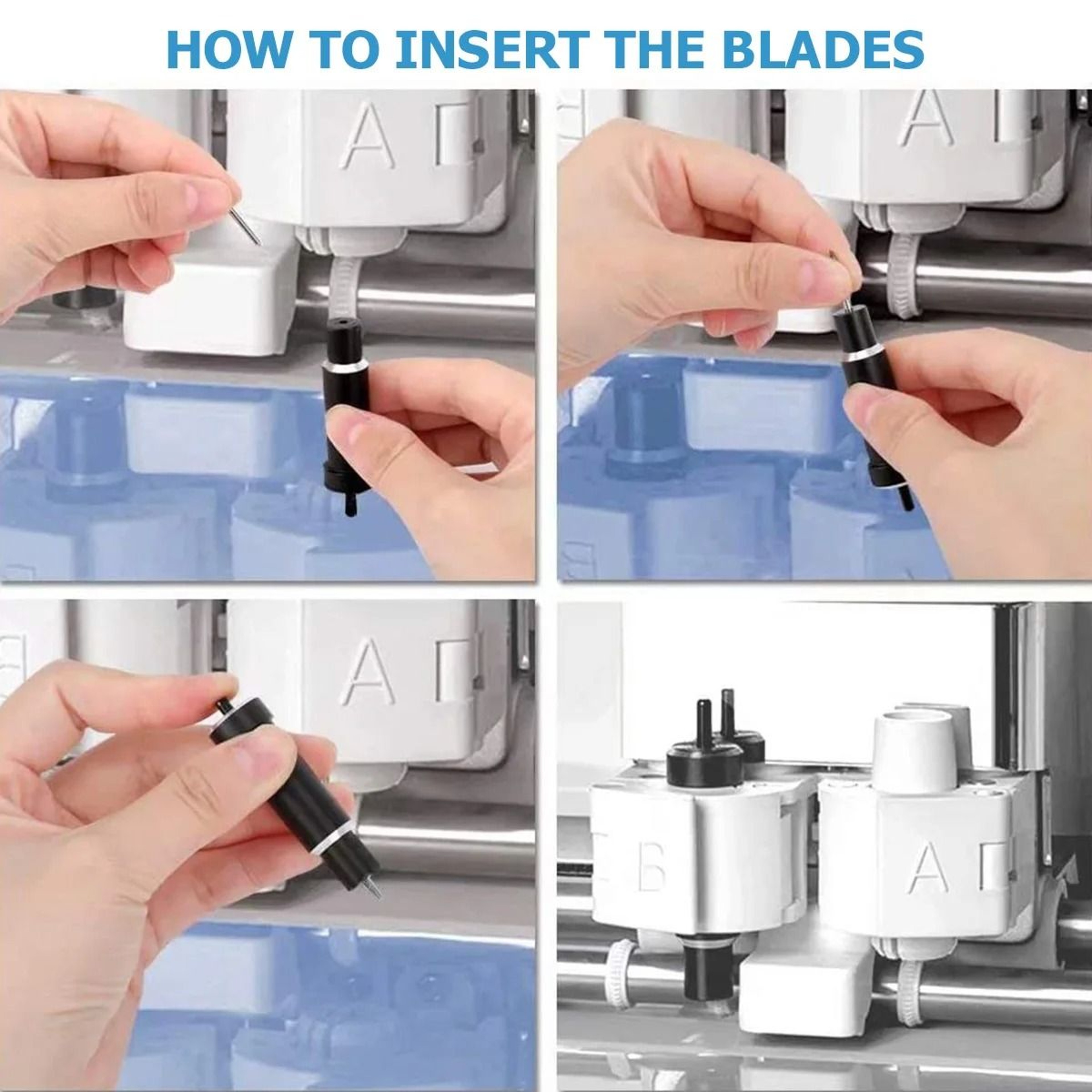 Deep Cut Blade Housing Set 30 45 60 Degree Point Leather Cutting Tools Cricut 3