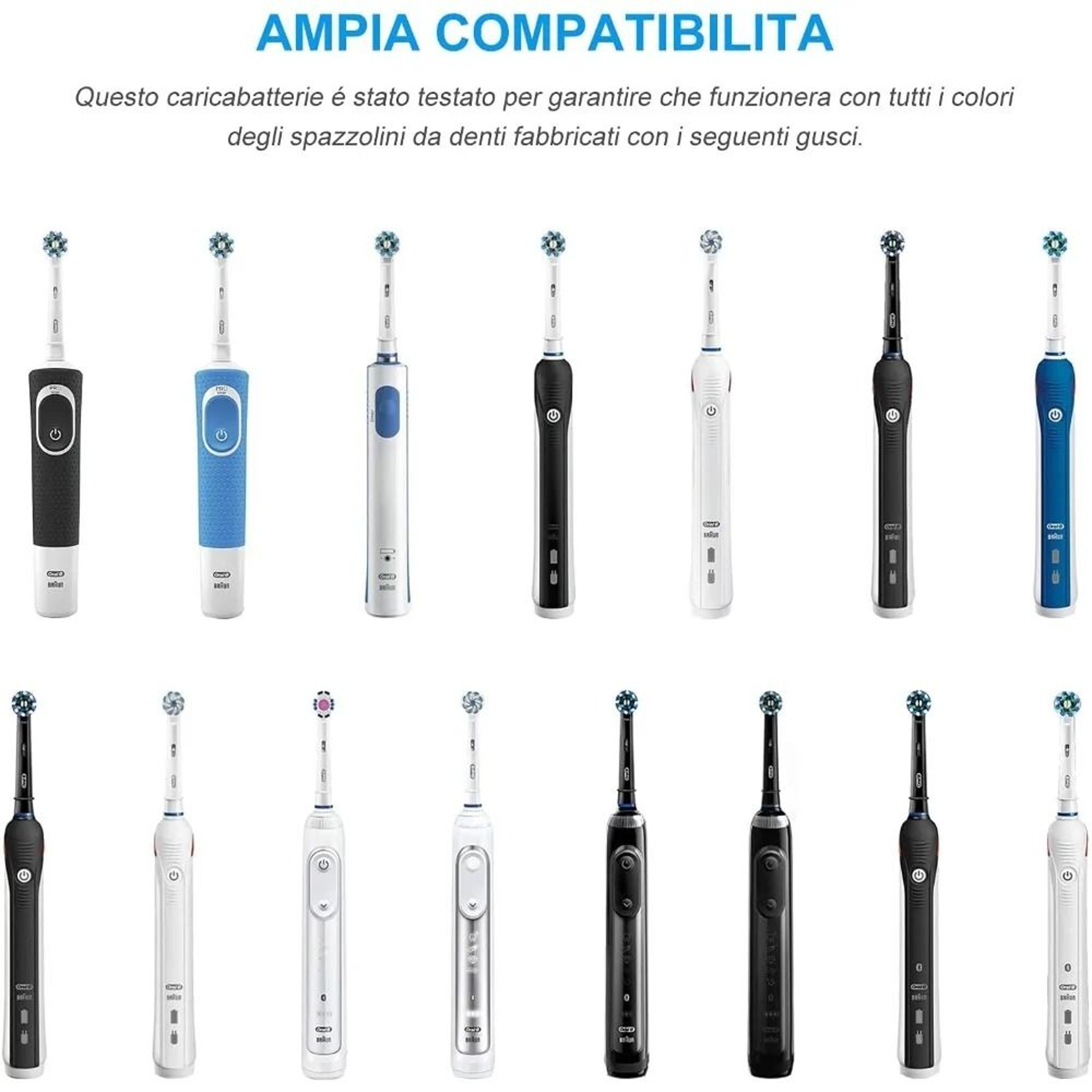 Fast Charger Base Compatible Braun Oral B 3757 3766 Pro 1 2 3 600 1000 Dock 1
