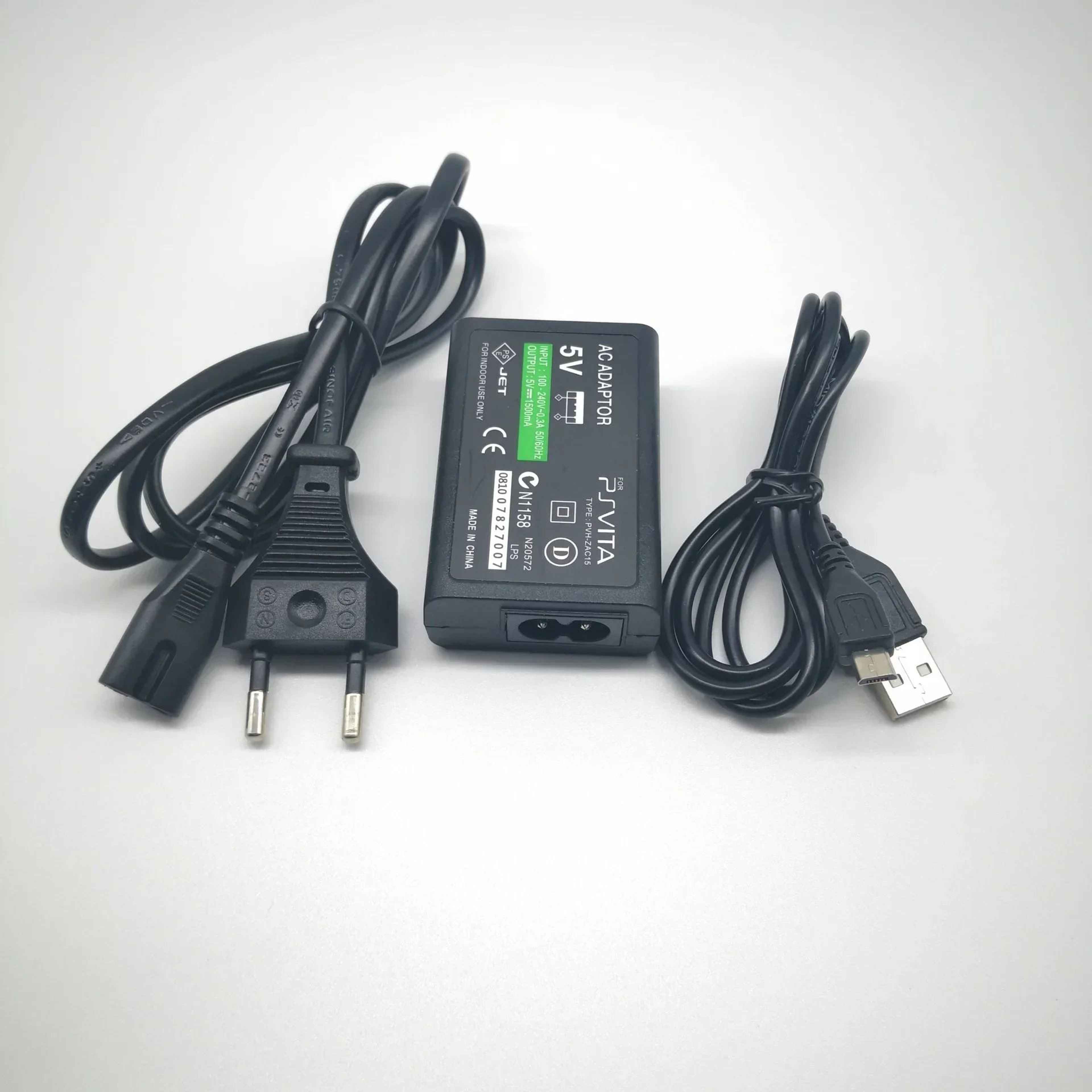 AC Wall Charger Power Adapter USB Data Cable Fit Sony PS Vita PSV 1000 4