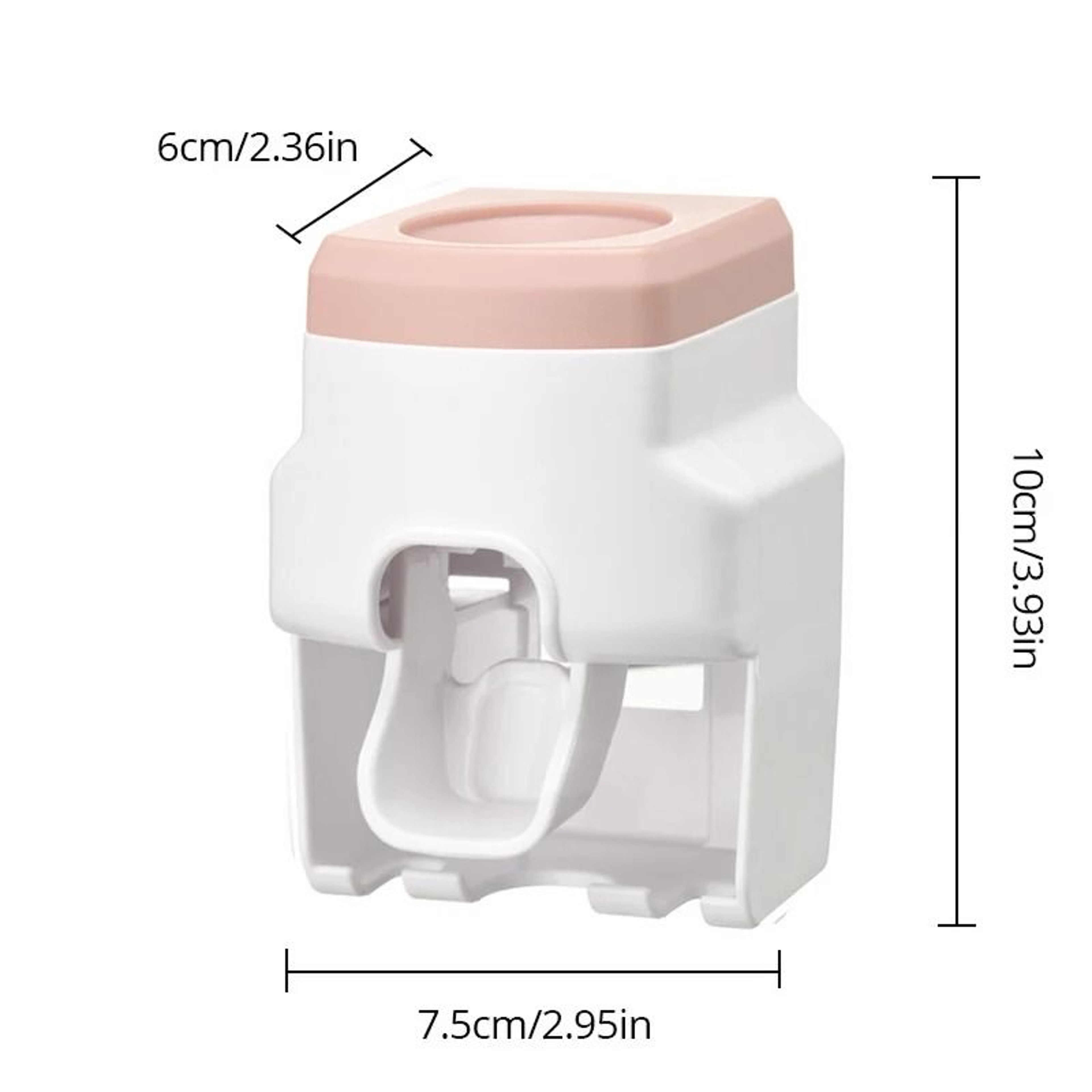 Automatic Toothpaste Dispenser Wall Mount Squeezer Bathroom Toothbrush Holder 5
