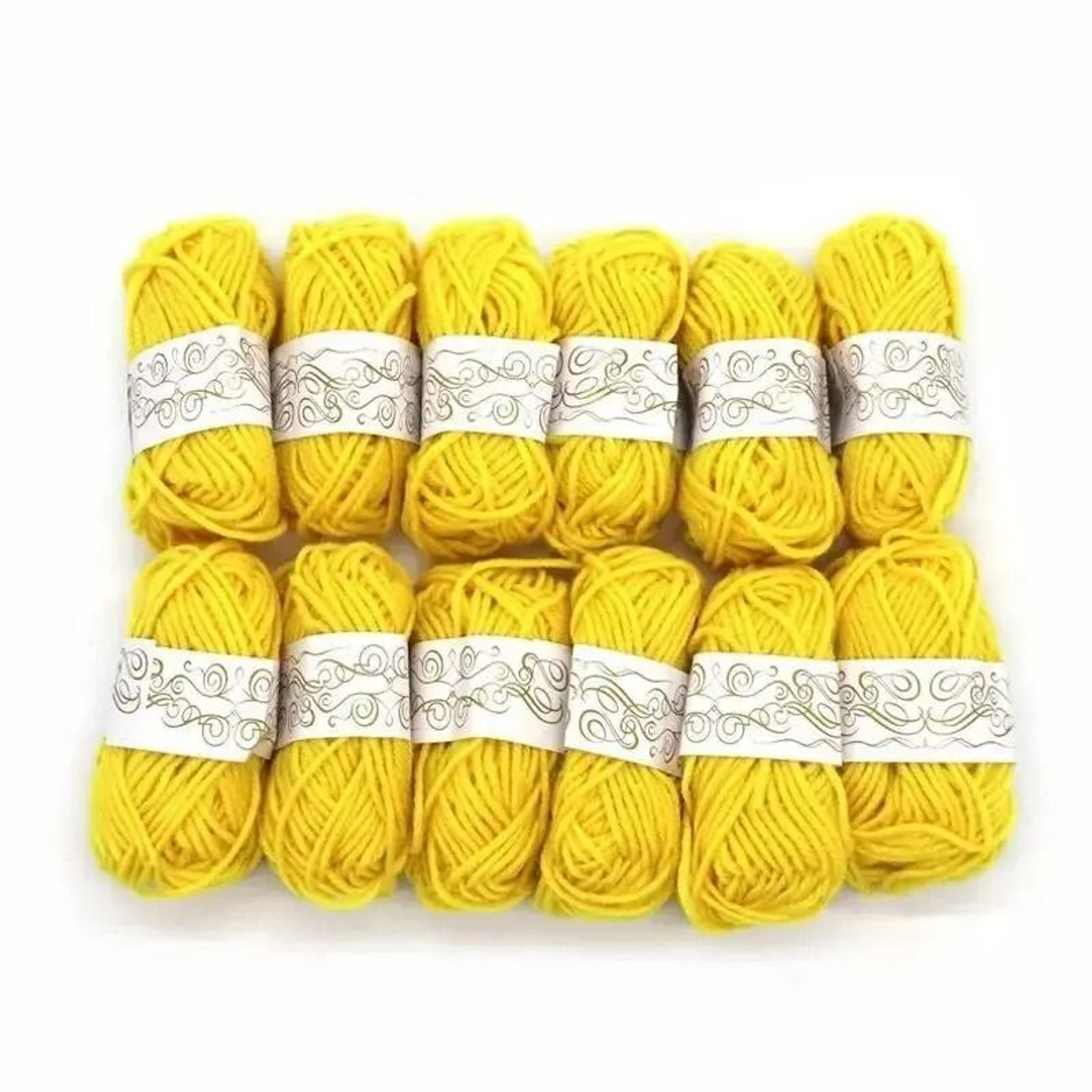 12pcs Multicolor Acrylic Yarn Skeins Crochet Craft Starter Kit Beginners 9