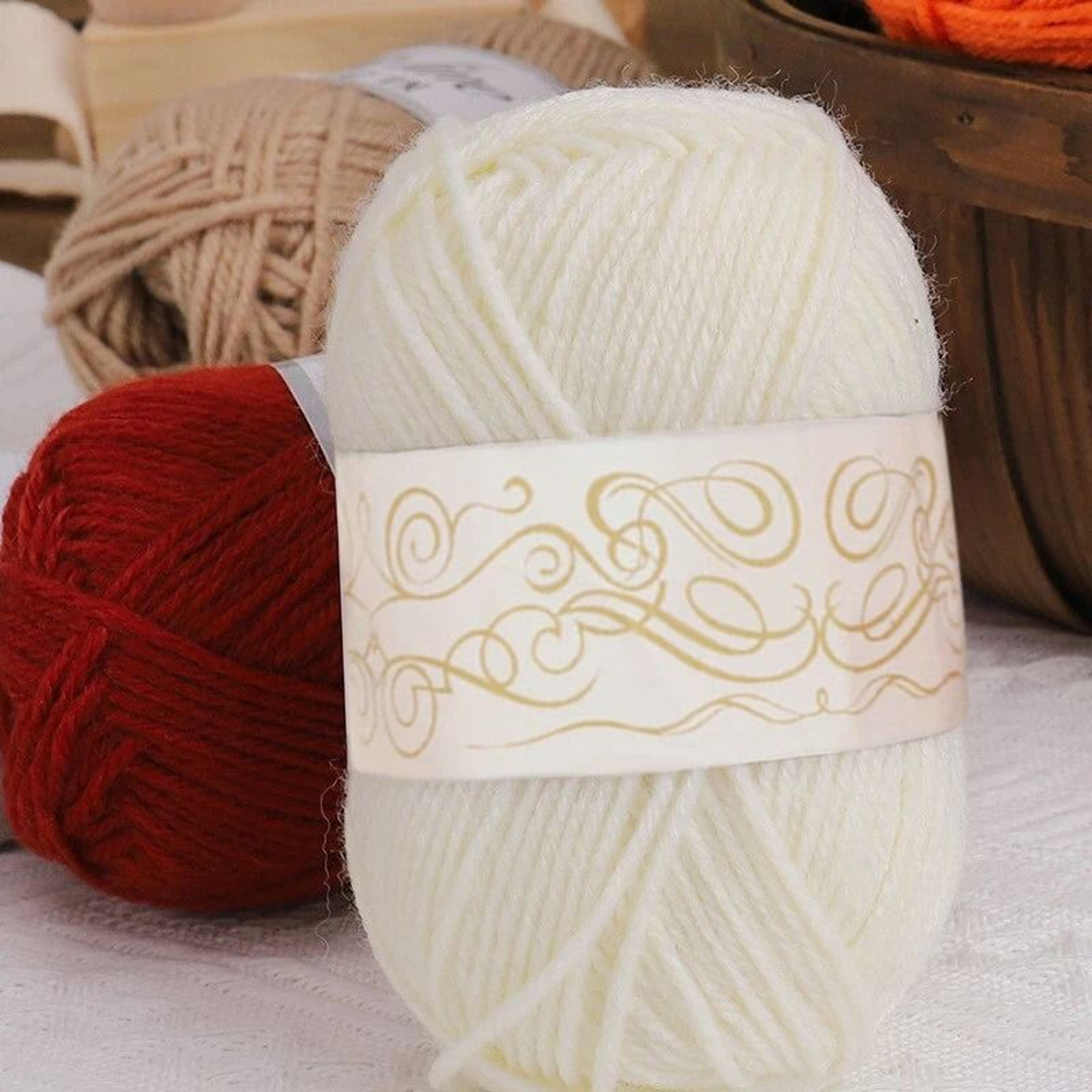 12pcs Multicolor Acrylic Yarn Skeins Crochet Craft Starter Kit Beginners 2