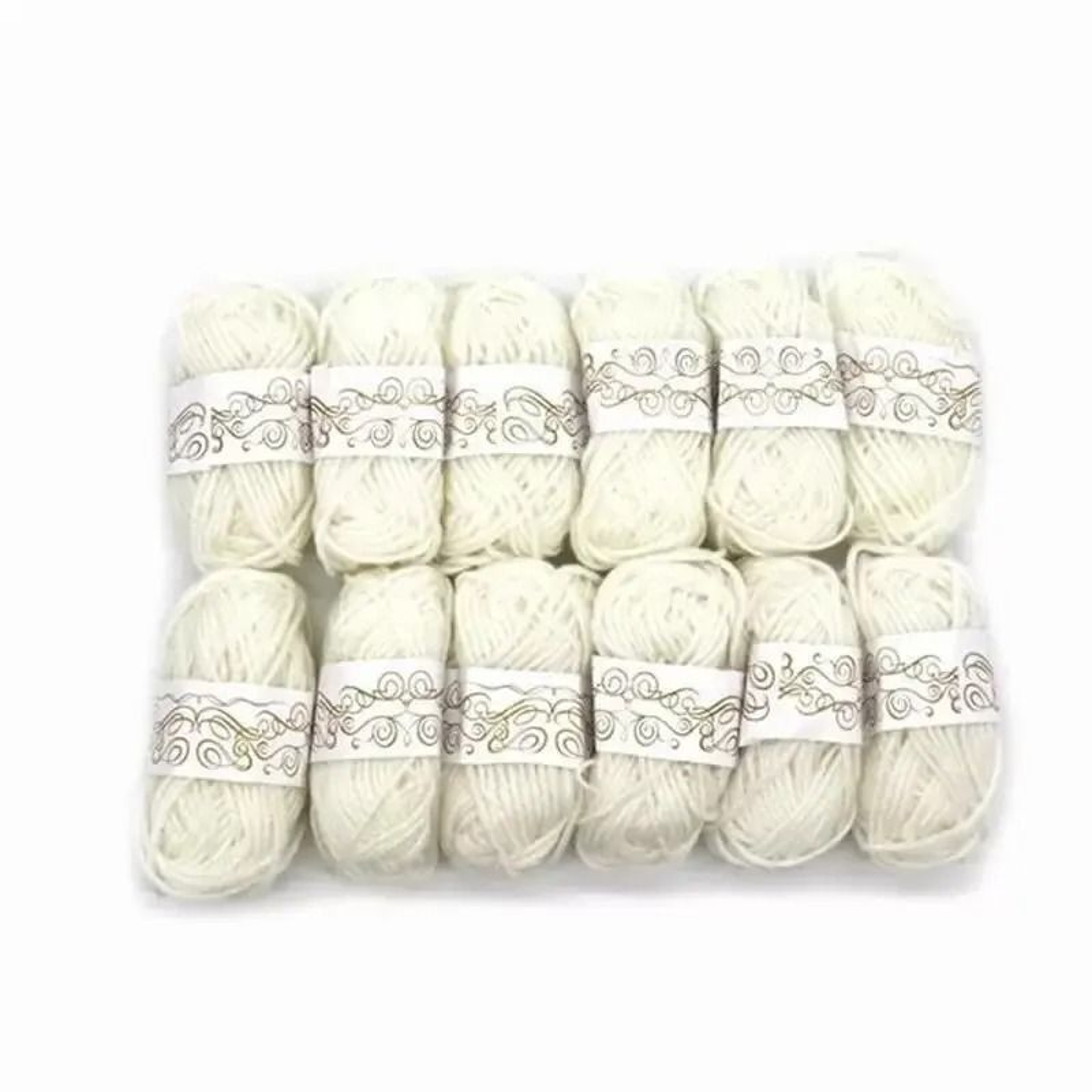 12pcs Multicolor Acrylic Yarn Skeins Crochet Craft Starter Kit Beginners 8