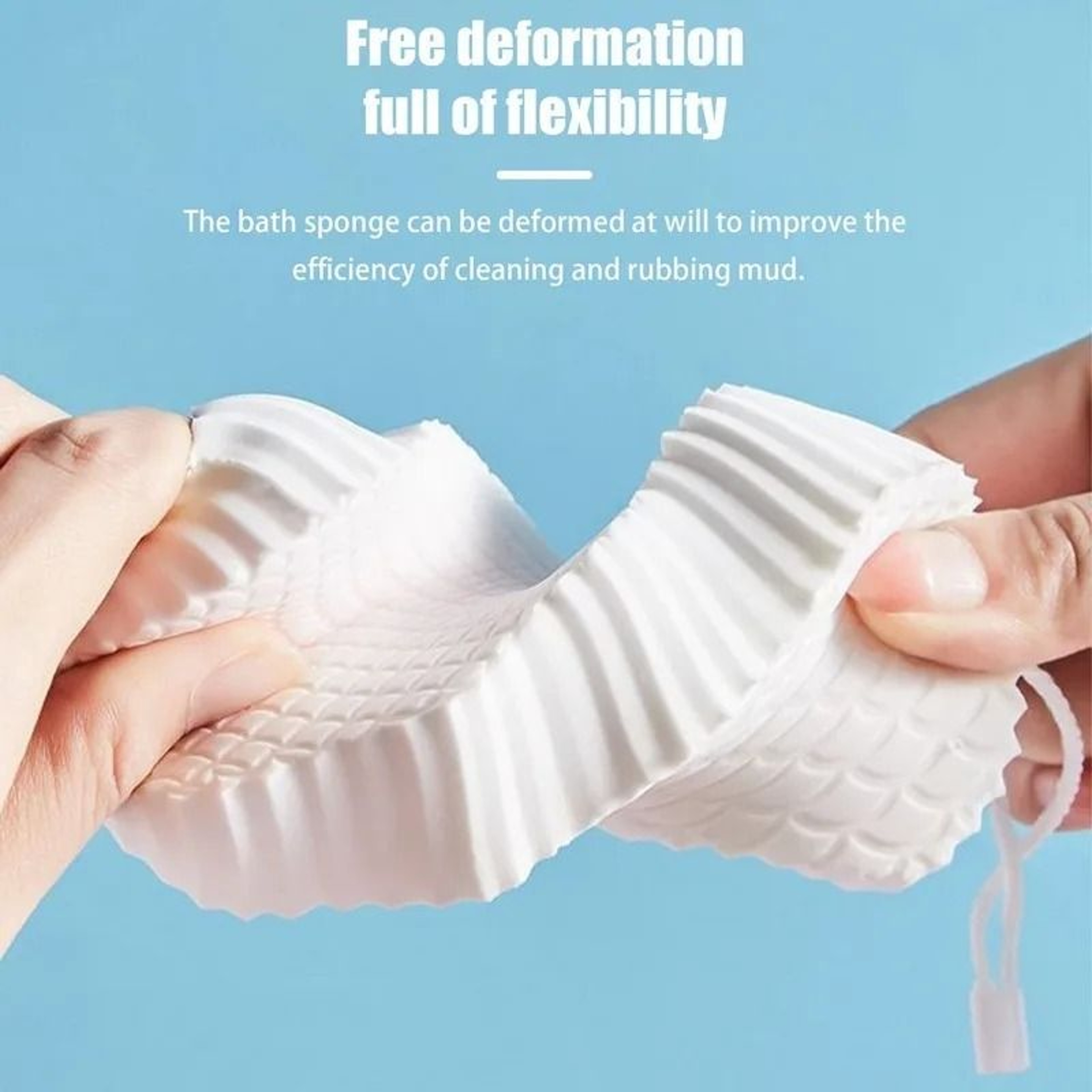 Soft Sponge Bath Exfoliating Body Scrubber Dead Skin Remover Shower Brush 1
