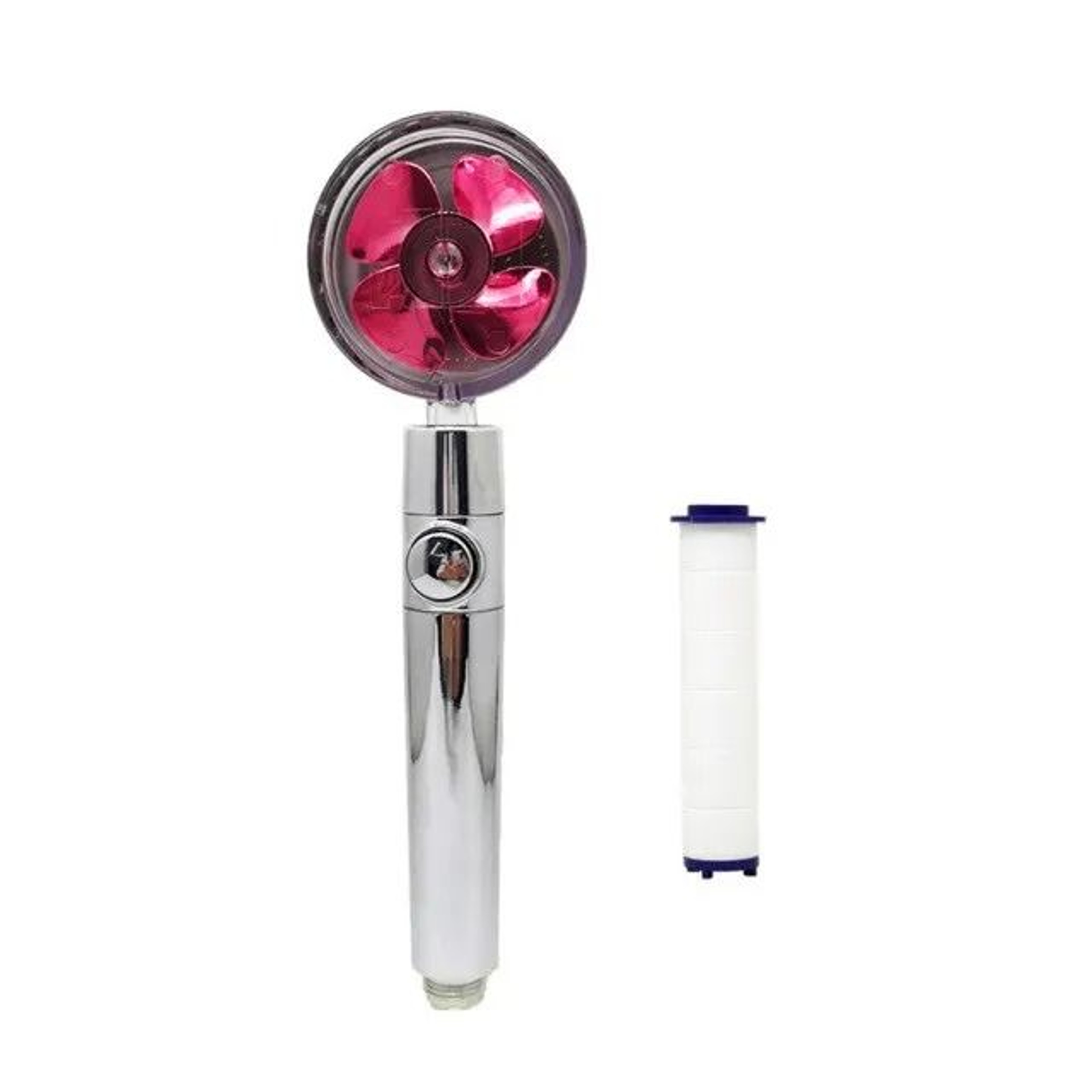 Propeller Turbocharged Shower Head High Pressure Handheld With Filter 13