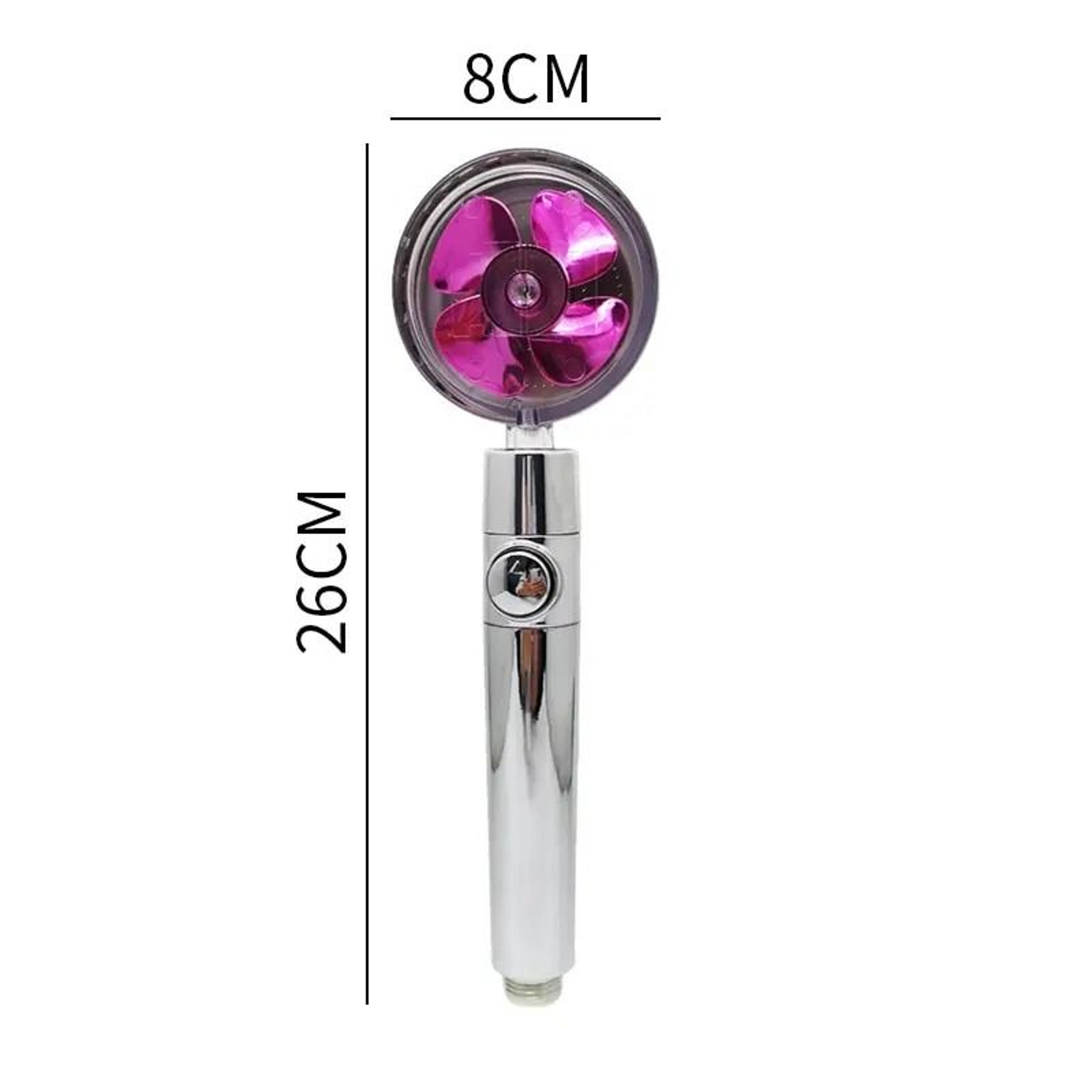 Propeller Turbocharged Shower Head High Pressure Handheld With Filter 5