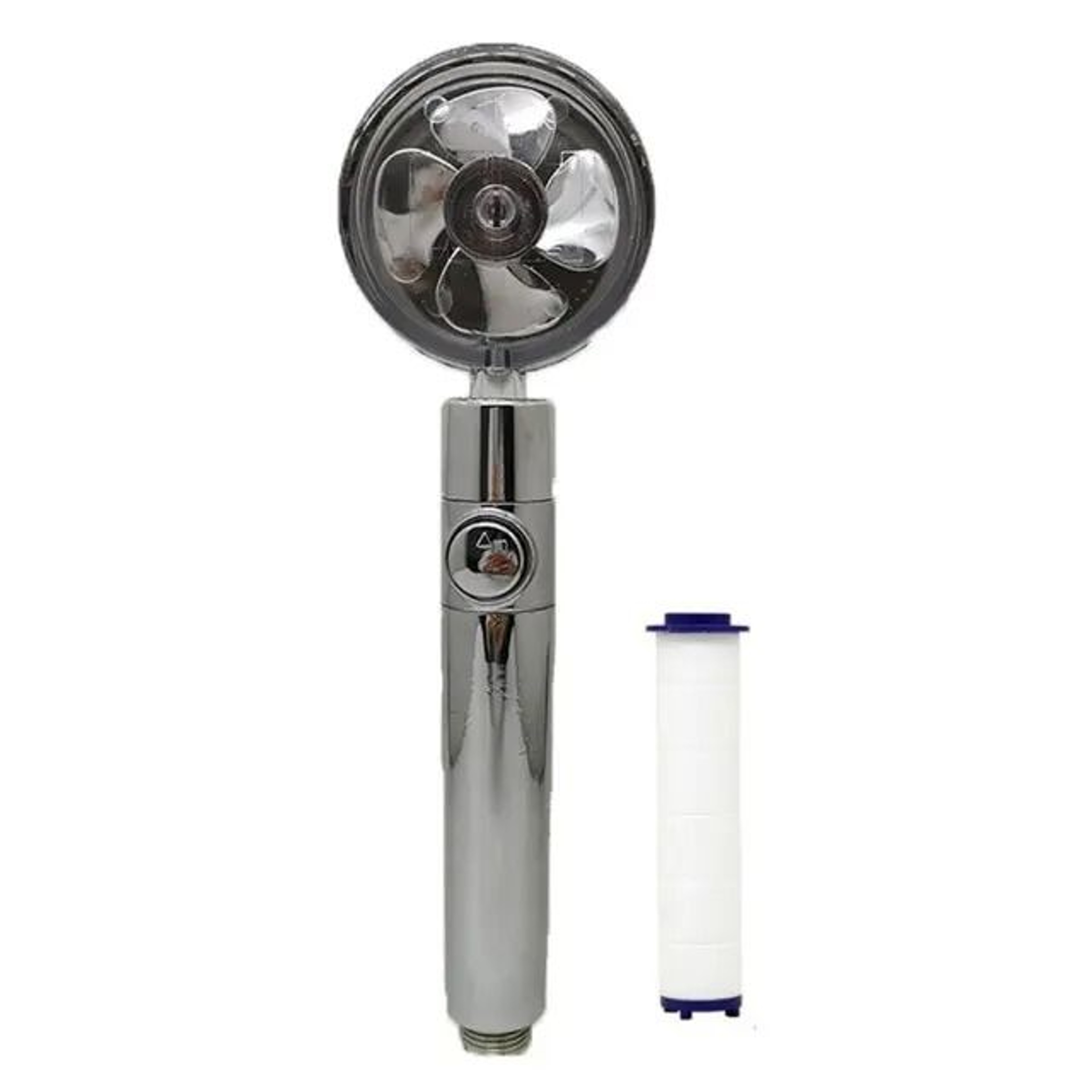 Propeller Turbocharged Shower Head High Pressure Handheld With Filter 6