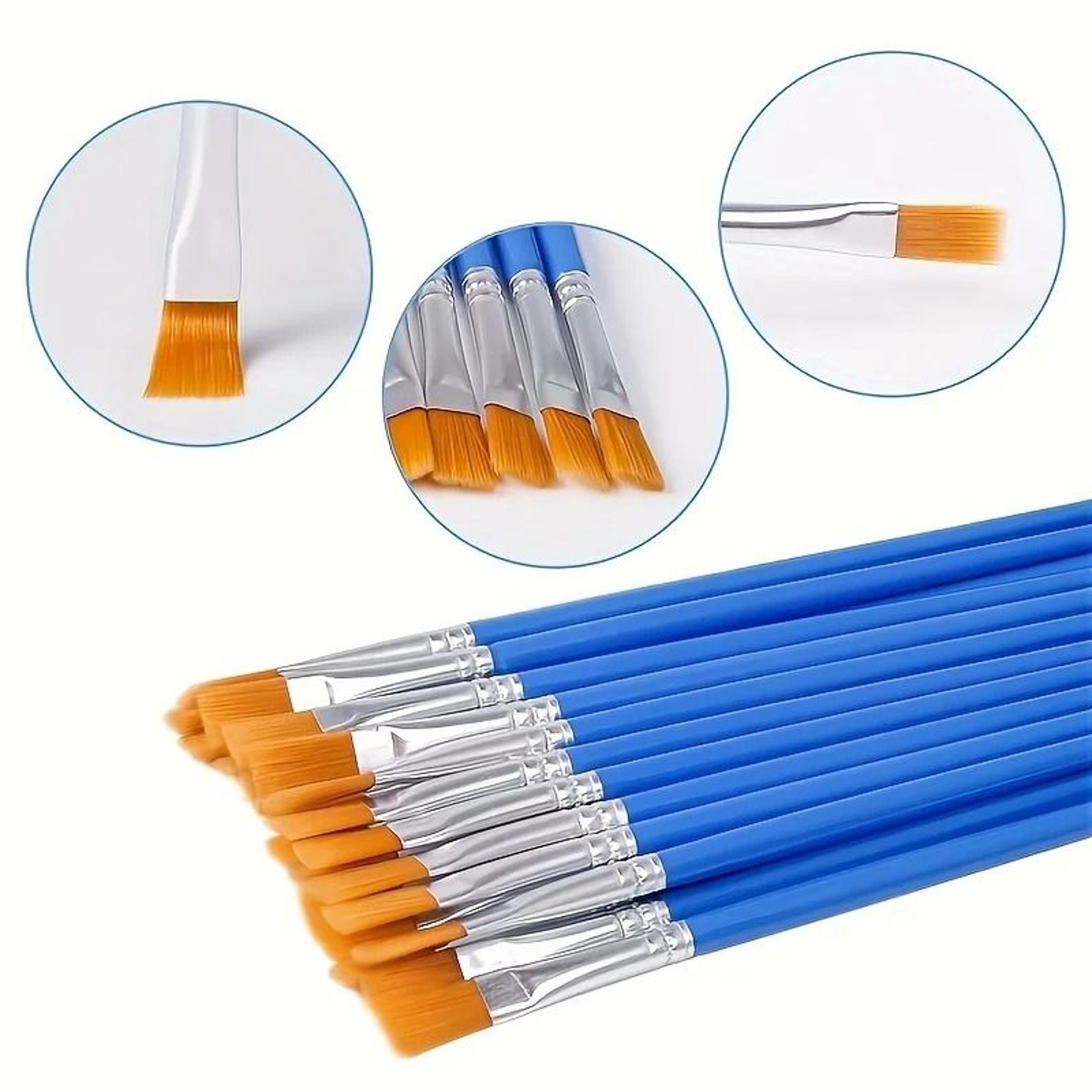 20Pcs Fine Detail Paint Brush Set Hook Line Pen For Artist Crafts Acrylic Oil 1