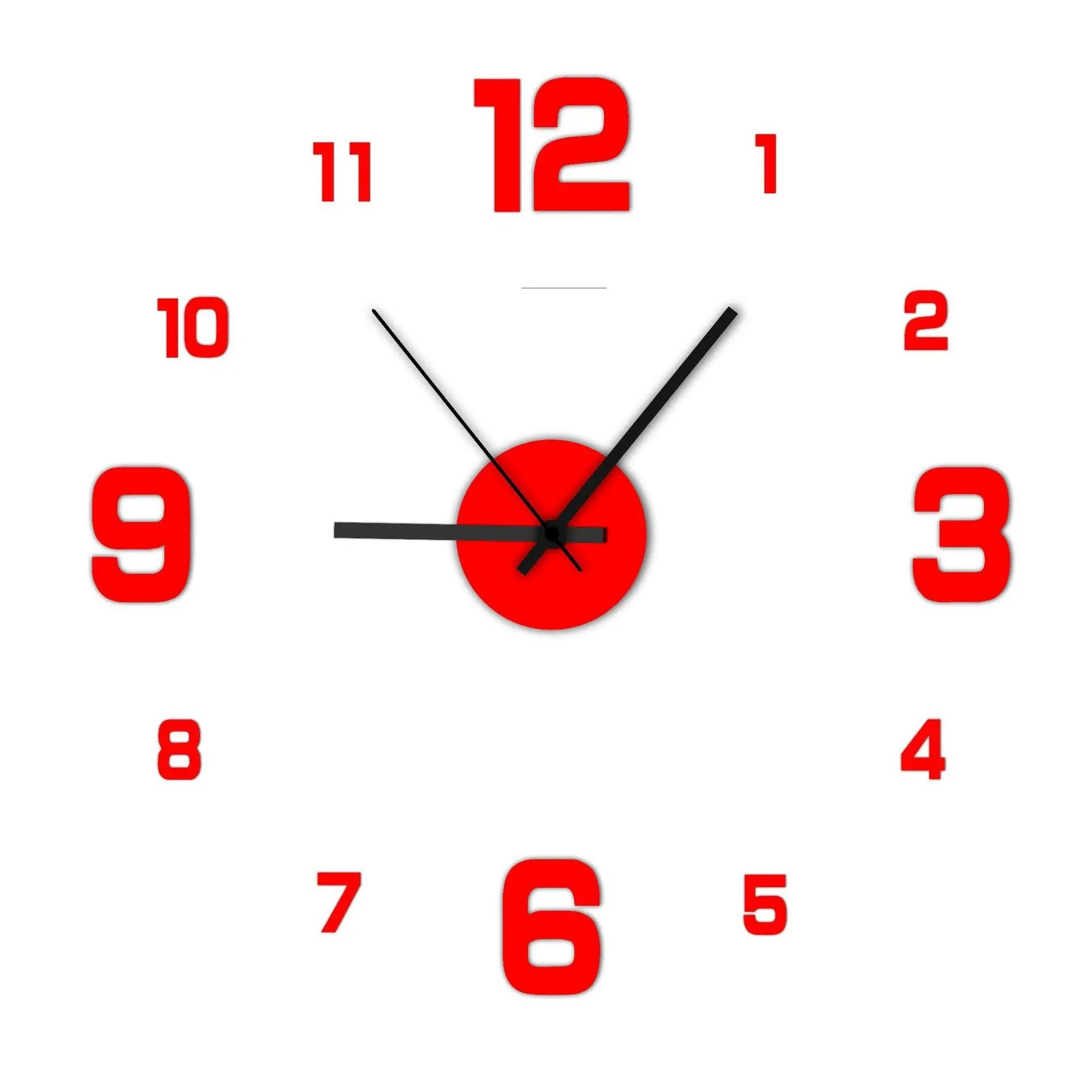 Creative Frameless DIY Wall Clock Silent 3D Mirror Sticker Home Decor 8