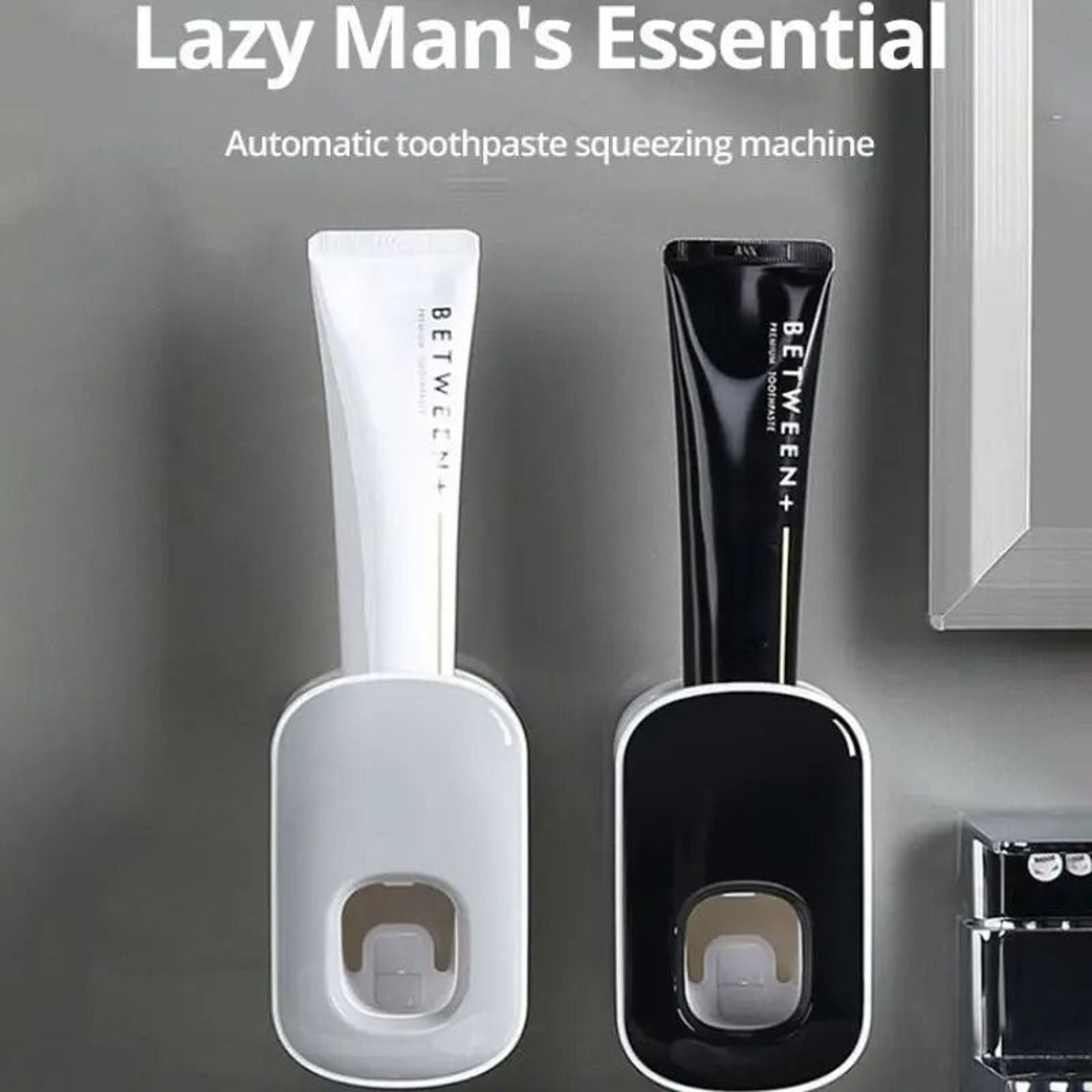 Automatic Toothpaste Dispenser Wall Mount Squeezer Bathroom Organizer 0