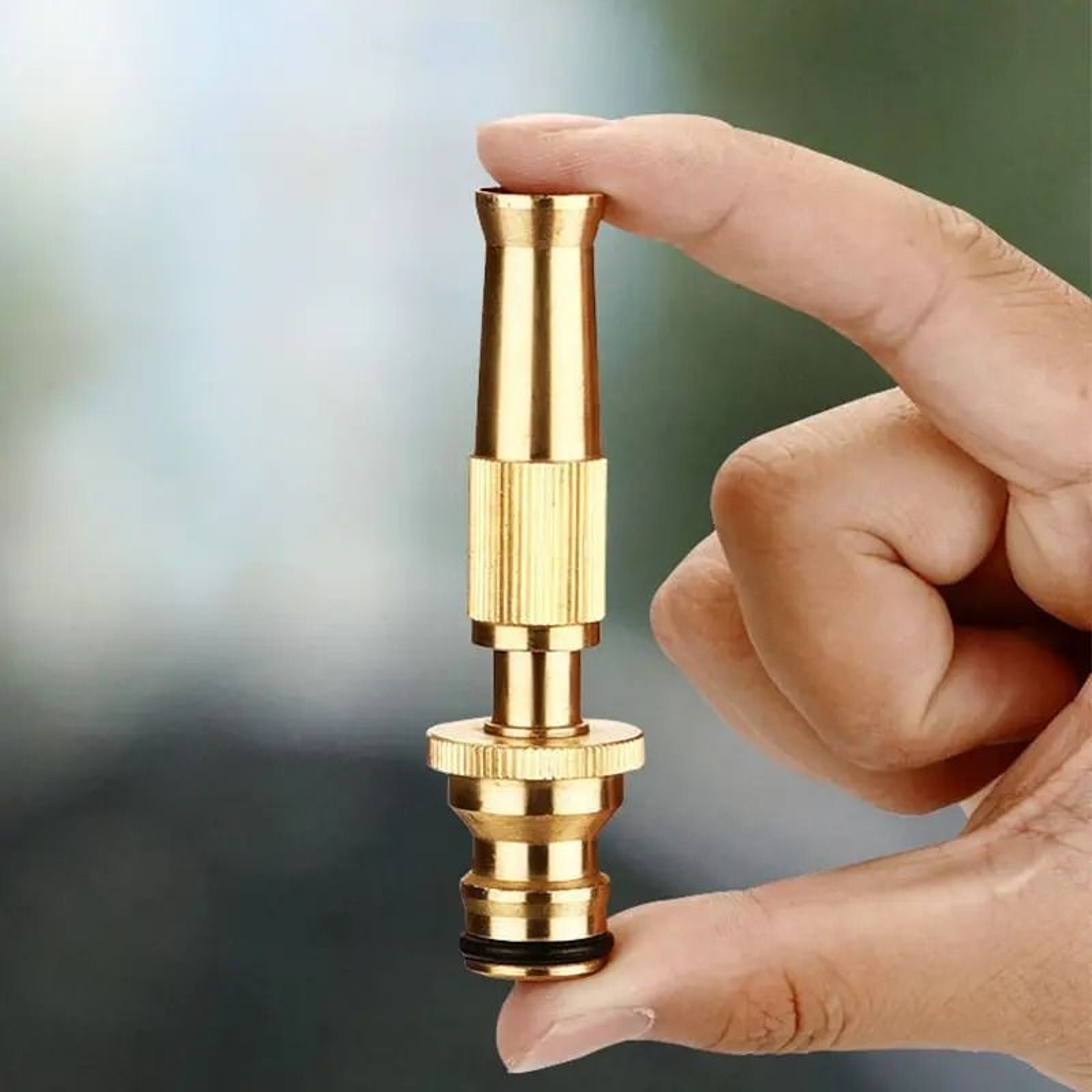 Brass Hose Nozzle High Pressure Adjustable Spray Gun Car Wash Sprinkler 2