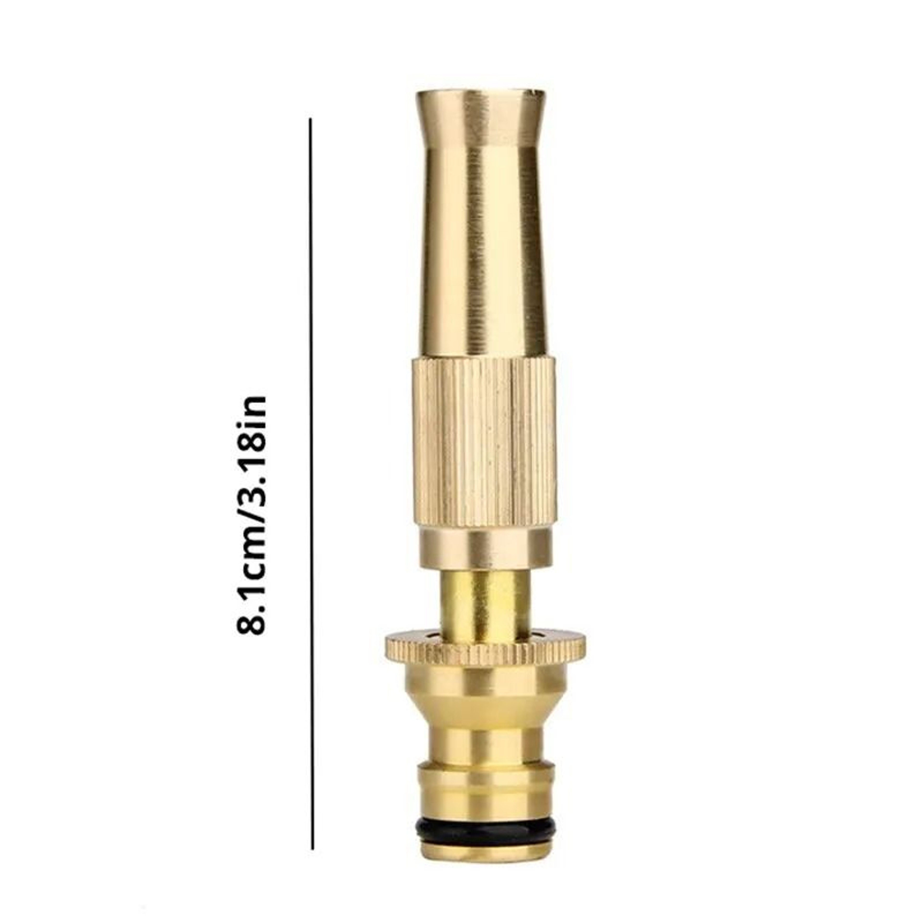 Brass Hose Nozzle High Pressure Adjustable Spray Gun Car Wash Sprinkler 5
