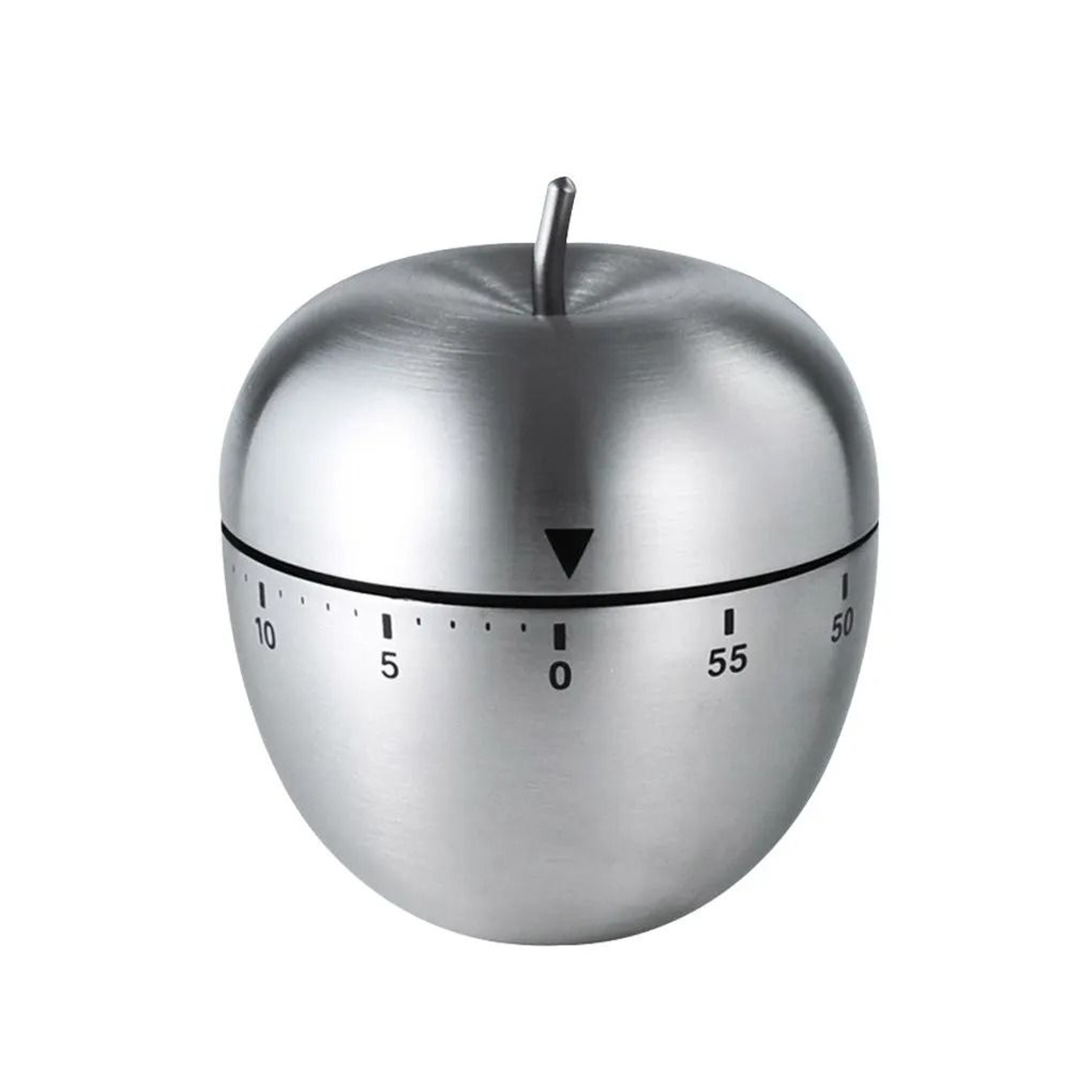 Creative Stainless Steel Egg Mechanical Kitchen Timer 60 Minute Reminder 0
