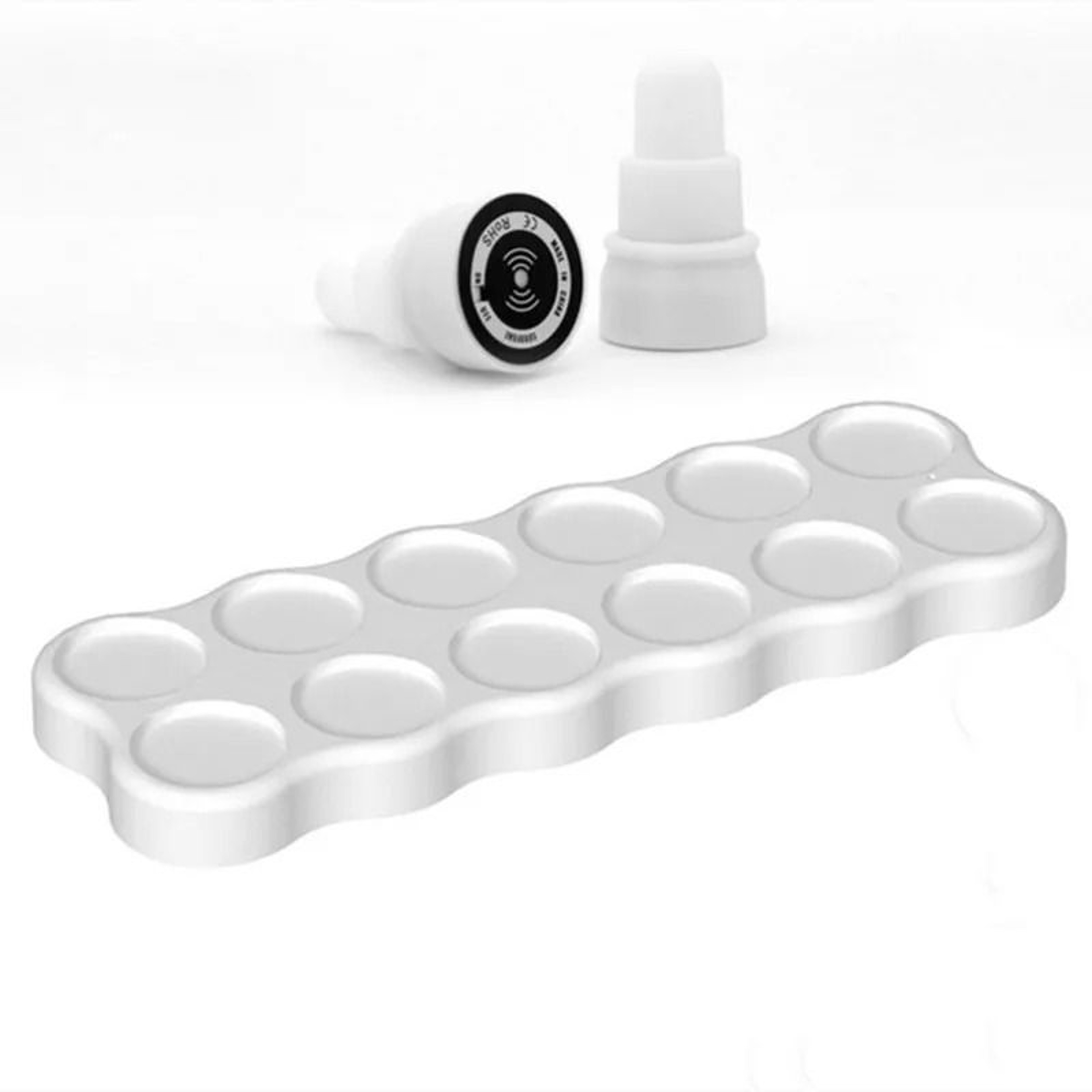 12 Pack Rechargeable LED Tea Lights Remote Control Amber Flameless Candles 2