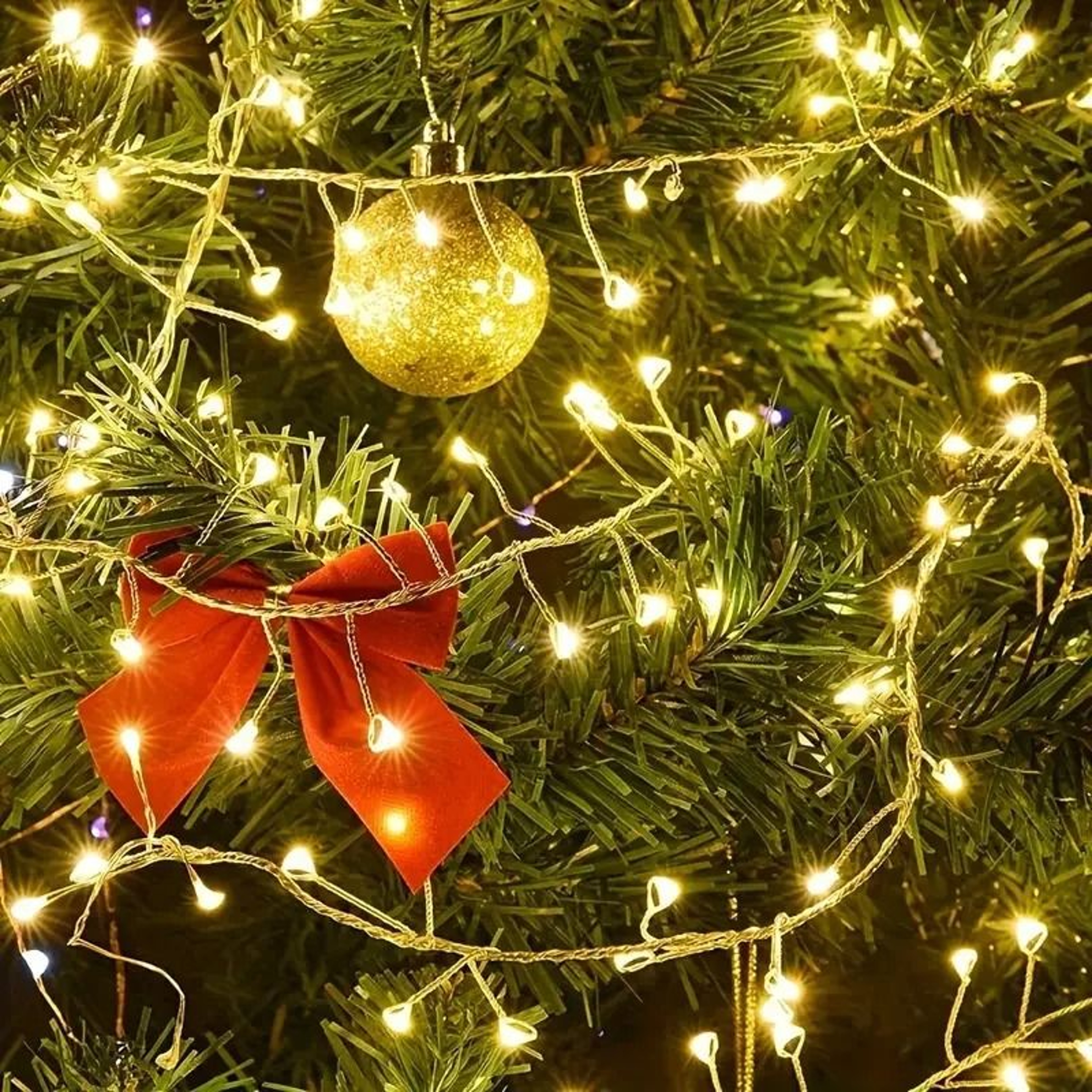 Solar Outdoor Firecracker Fairy String Lights 8 Modes Waterproof Garland Decor 5