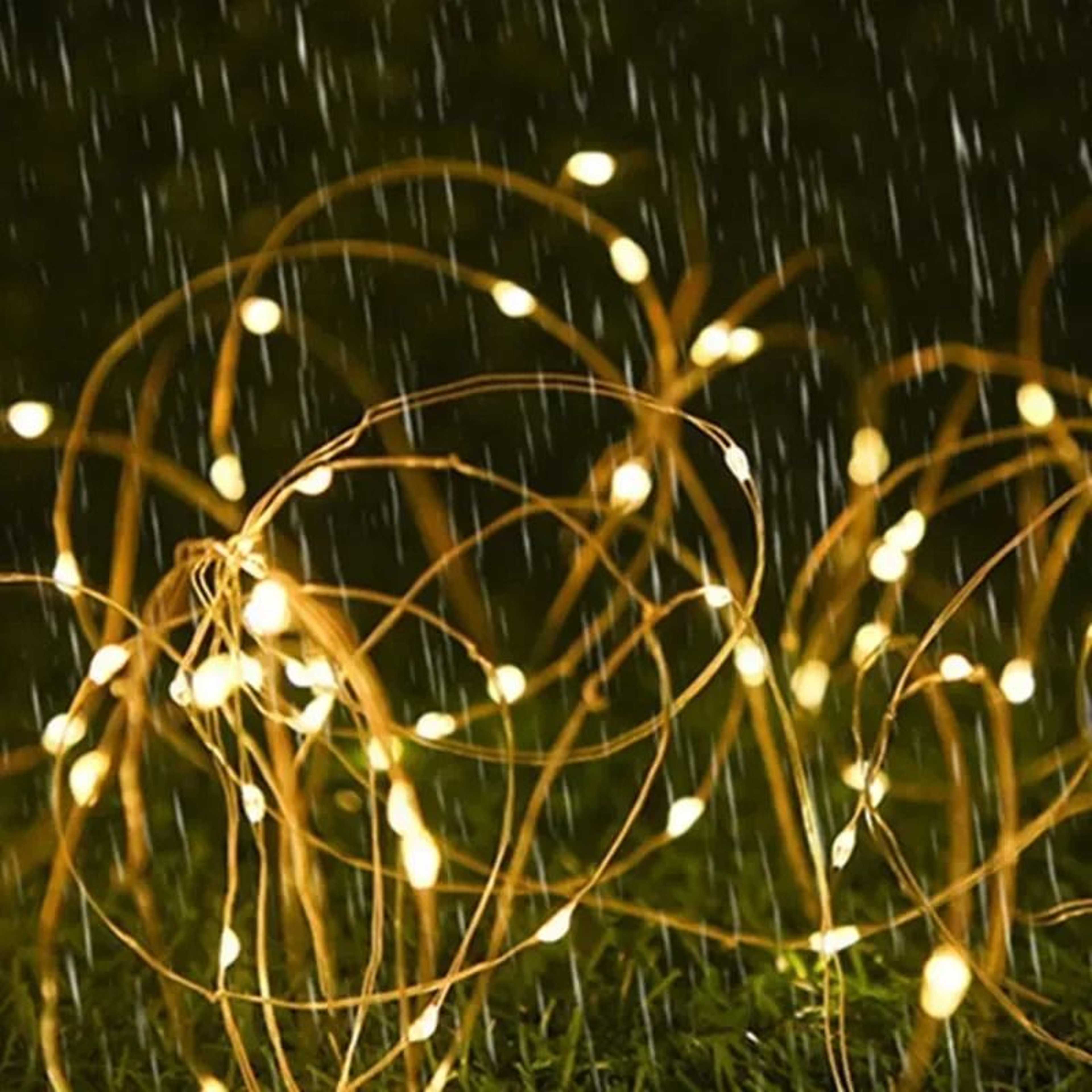 Solar Outdoor Copper Wire Fairy String Lights 8 Modes IP65 Waterproof Garden Decor 2