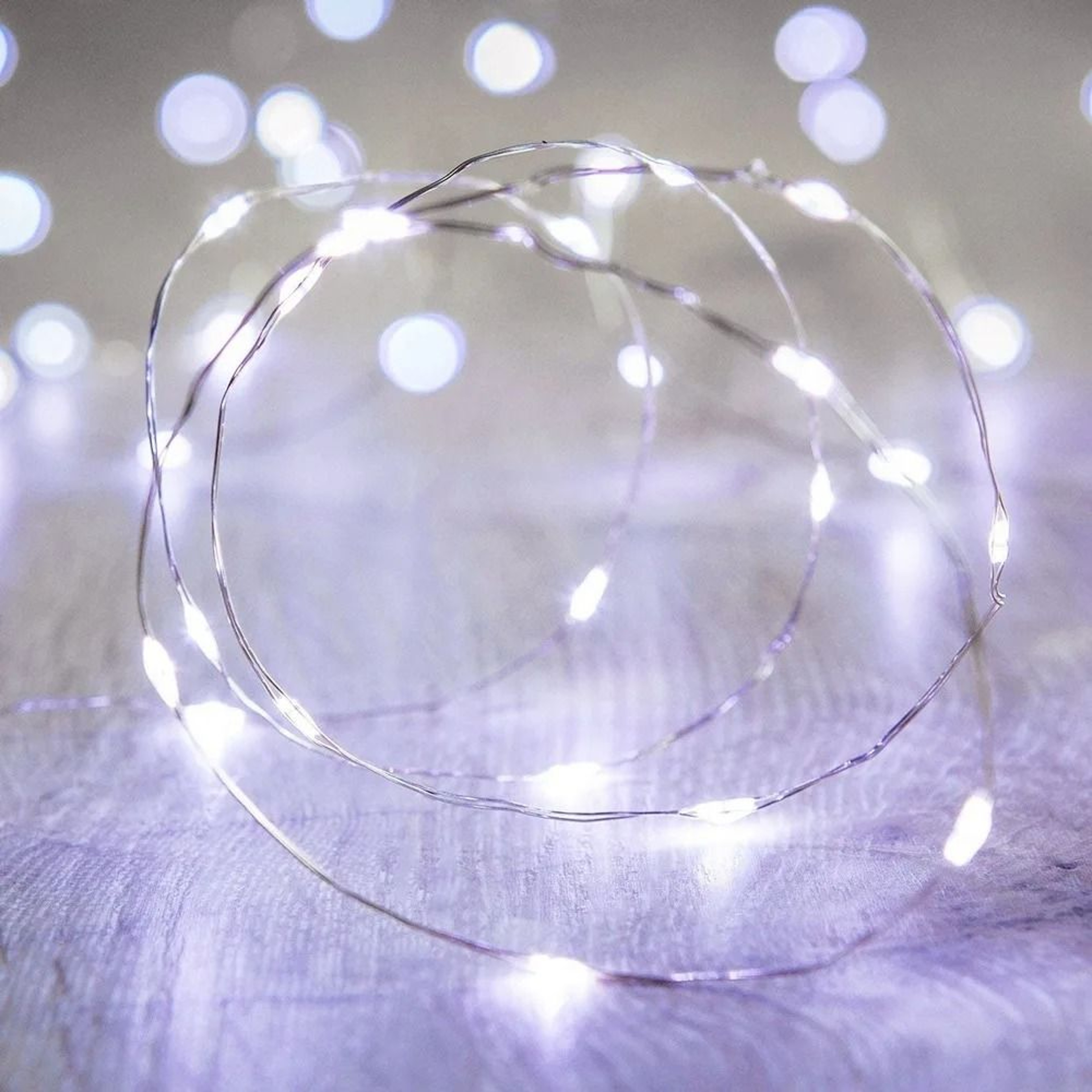 USB LED String Lights Waterproof Copper Silver Wire Fairy Garland Decor 2