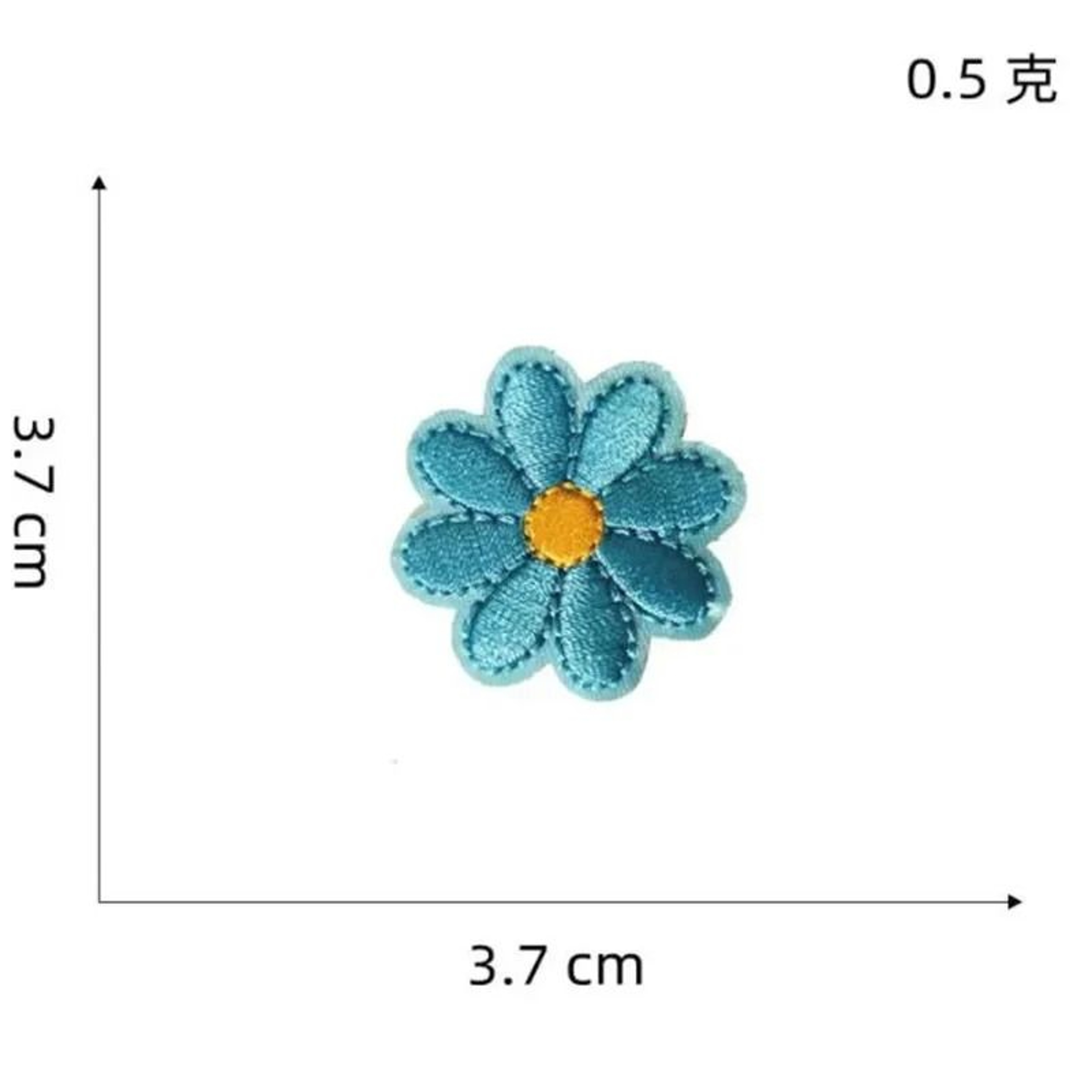 DIY Embroidery Flower  Bee Patch Set IronOn Applique For Clothing  Fabric Crafts 8