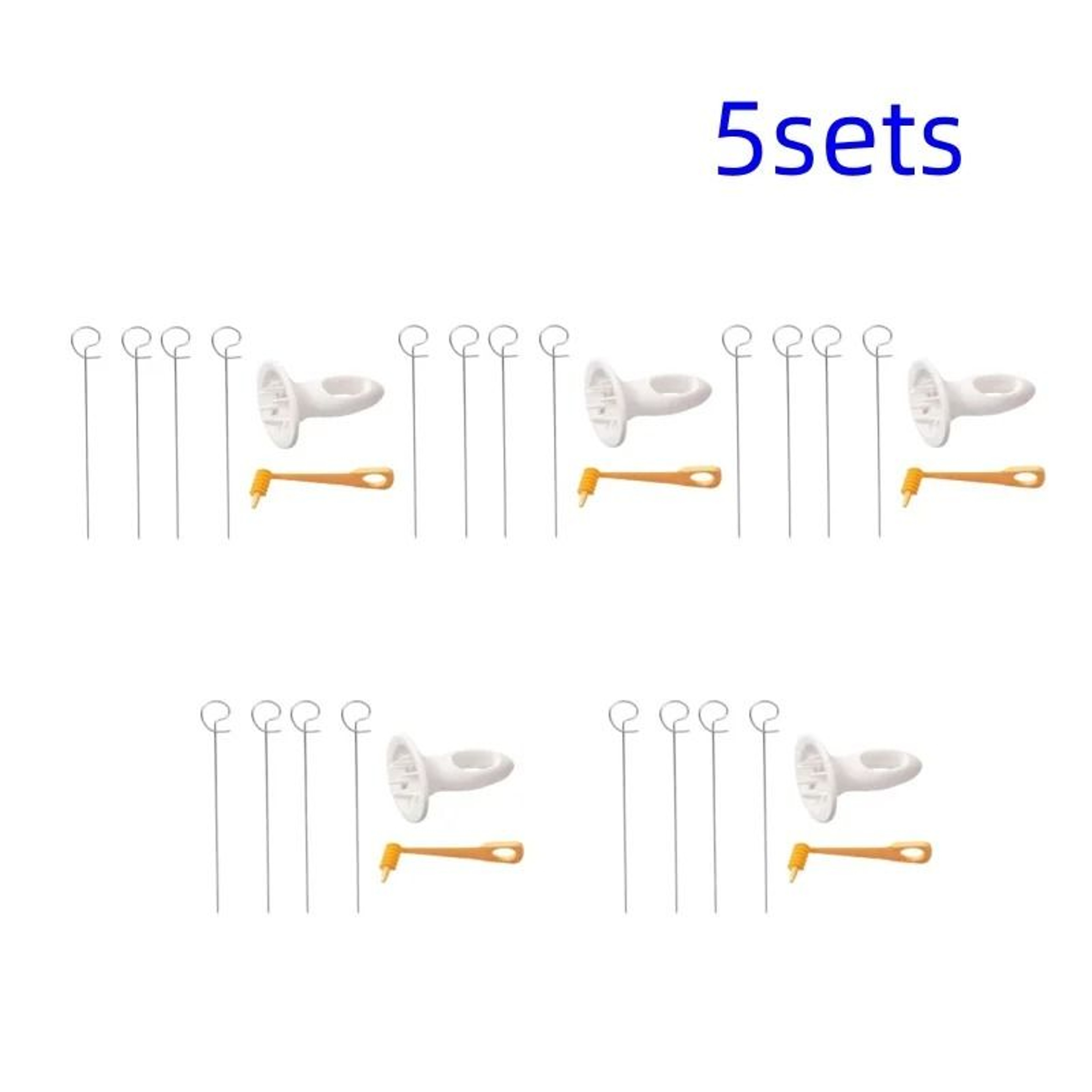 Portable Spiral Potato Cutter Skewers Set  Tornado Chips Maker For BBQ  Camping 9