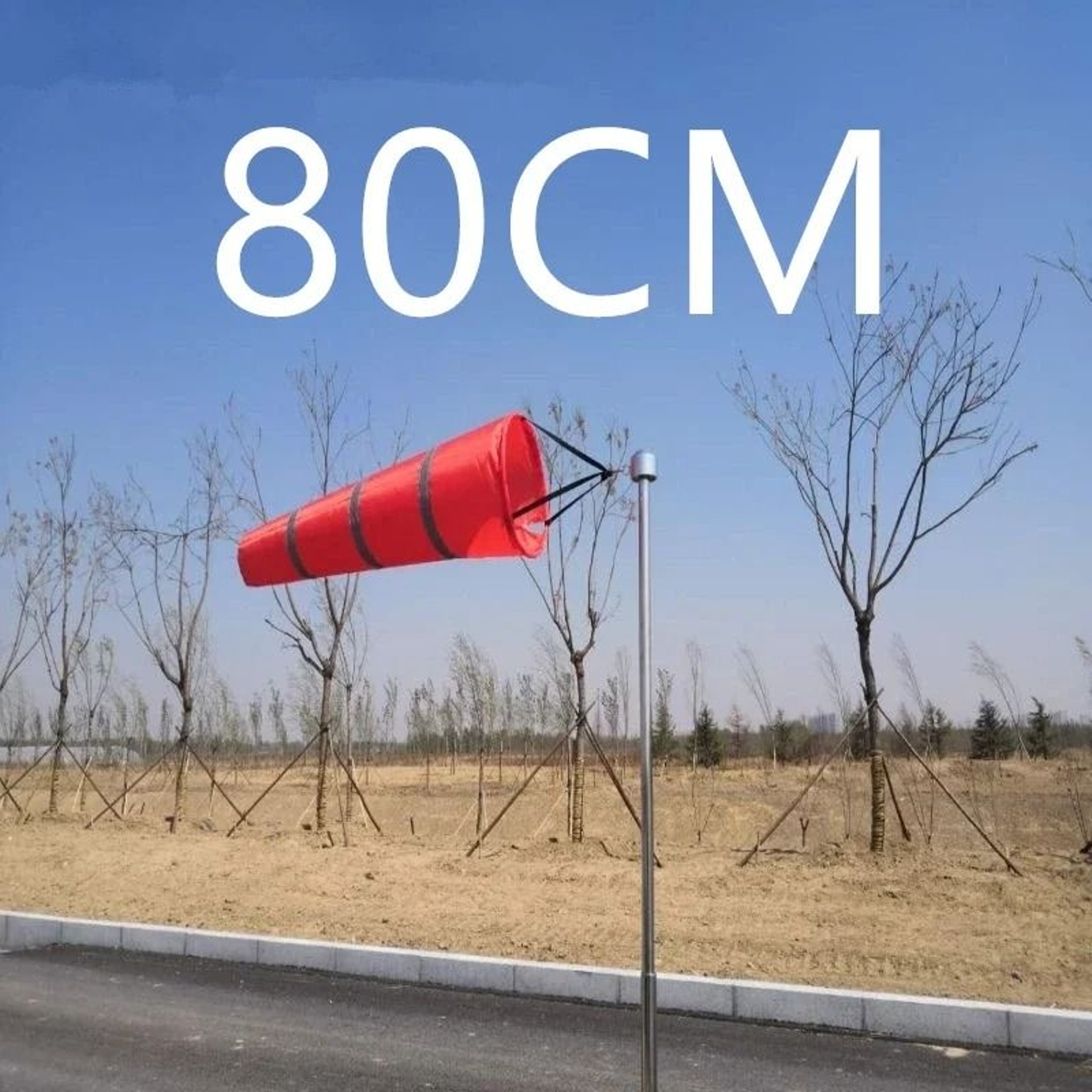 Outdoor Reflective Windsock Scratchproof Windproof Weathercock Direction Indicator 14