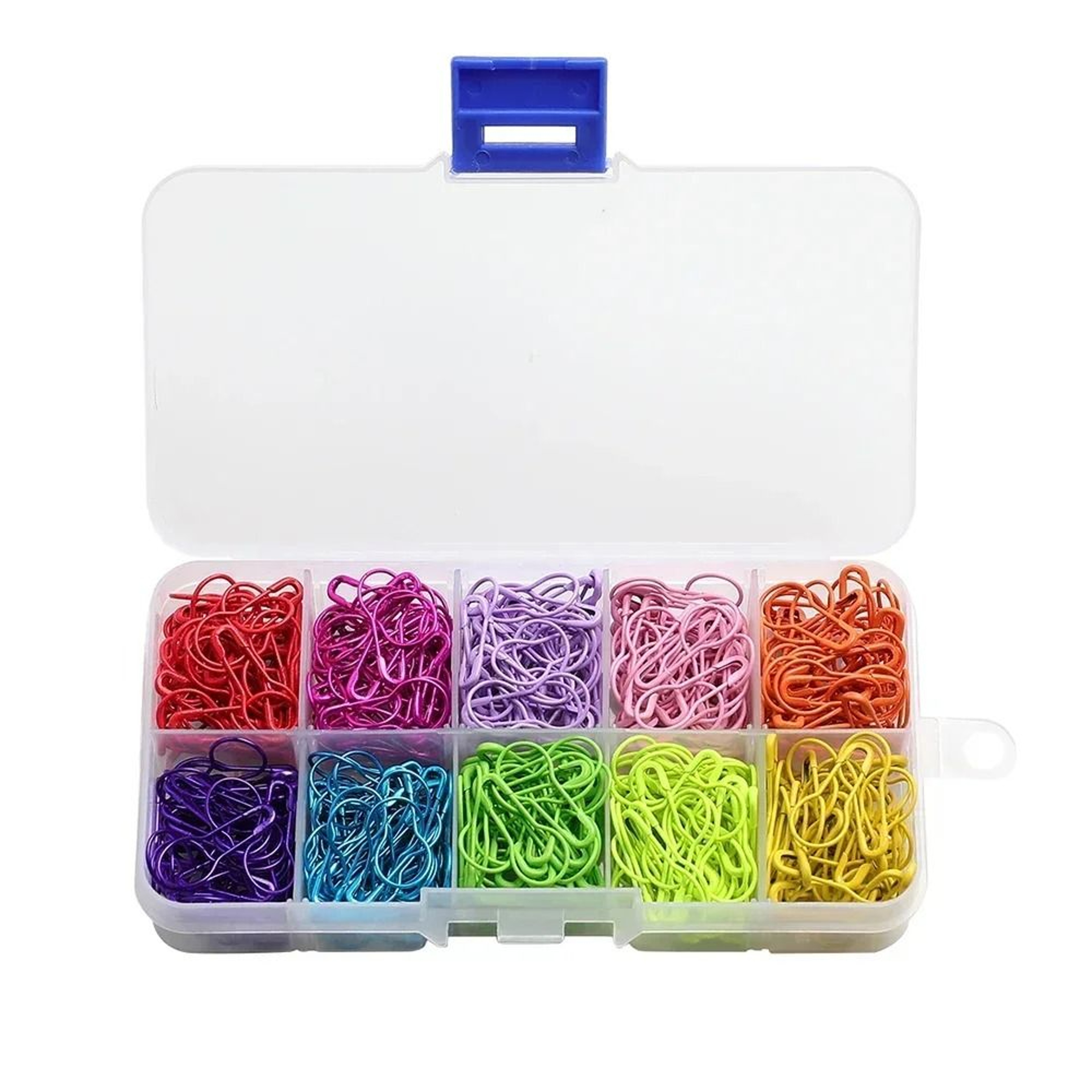Creative Mix Color Gourd Shape Safety Metal Pins  Knitting Marker Tag Clips 4