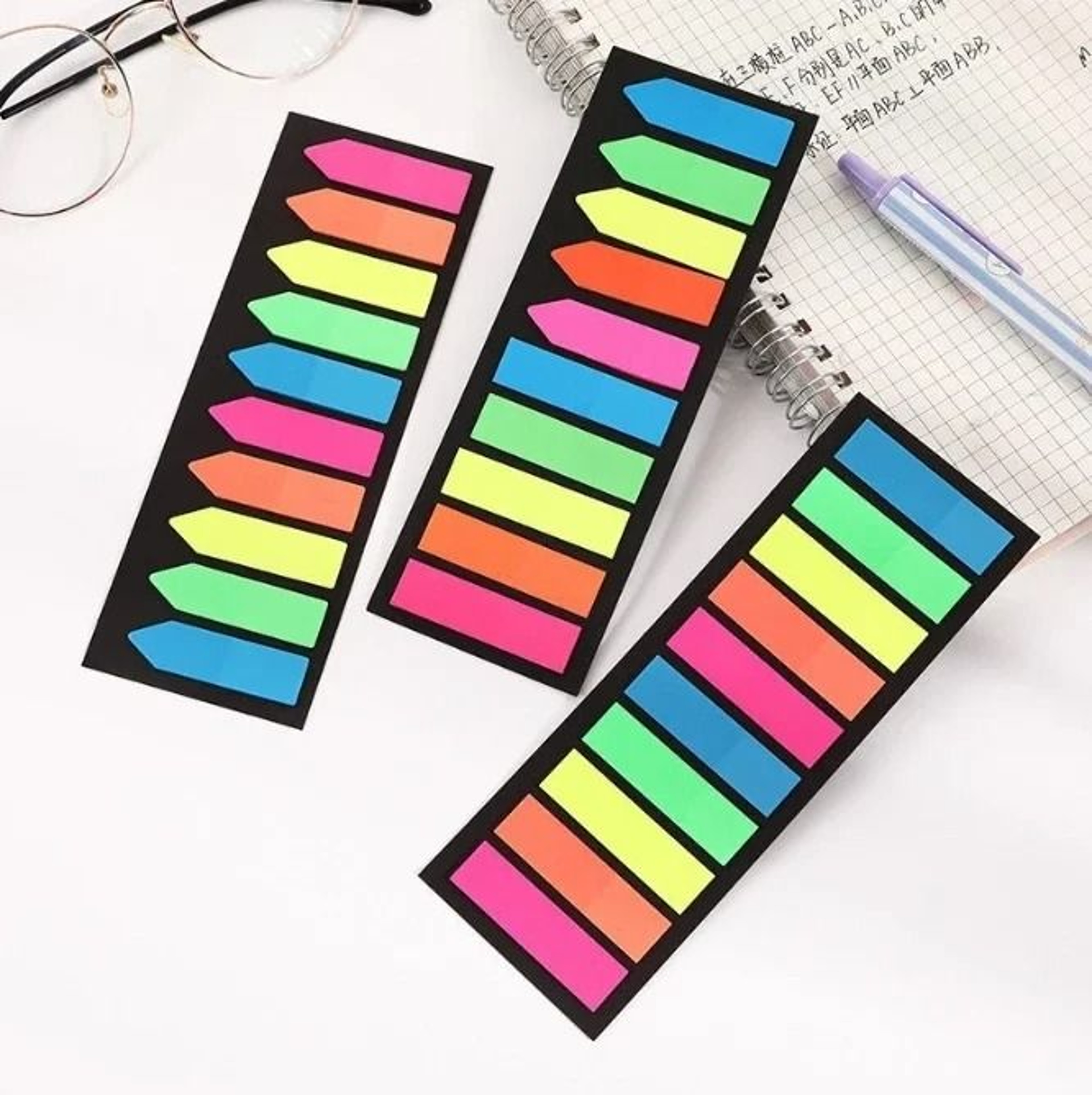 200 Sheets Transparent Sticky Notes  Clear Bookmark Index Tabs Set 4