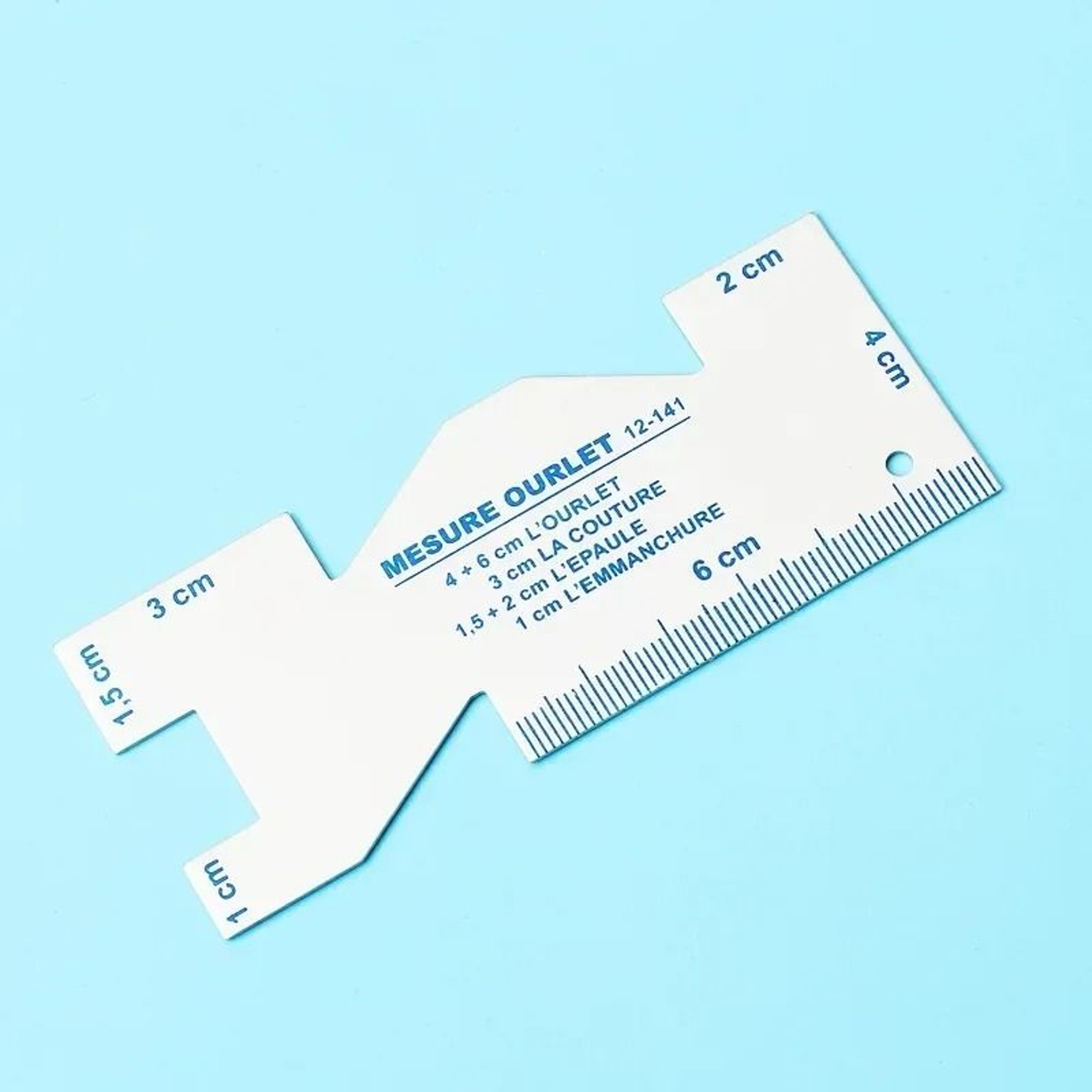 Precision Metal Seam Measuring Gauge  Quilting Sewing Ruler Template 0