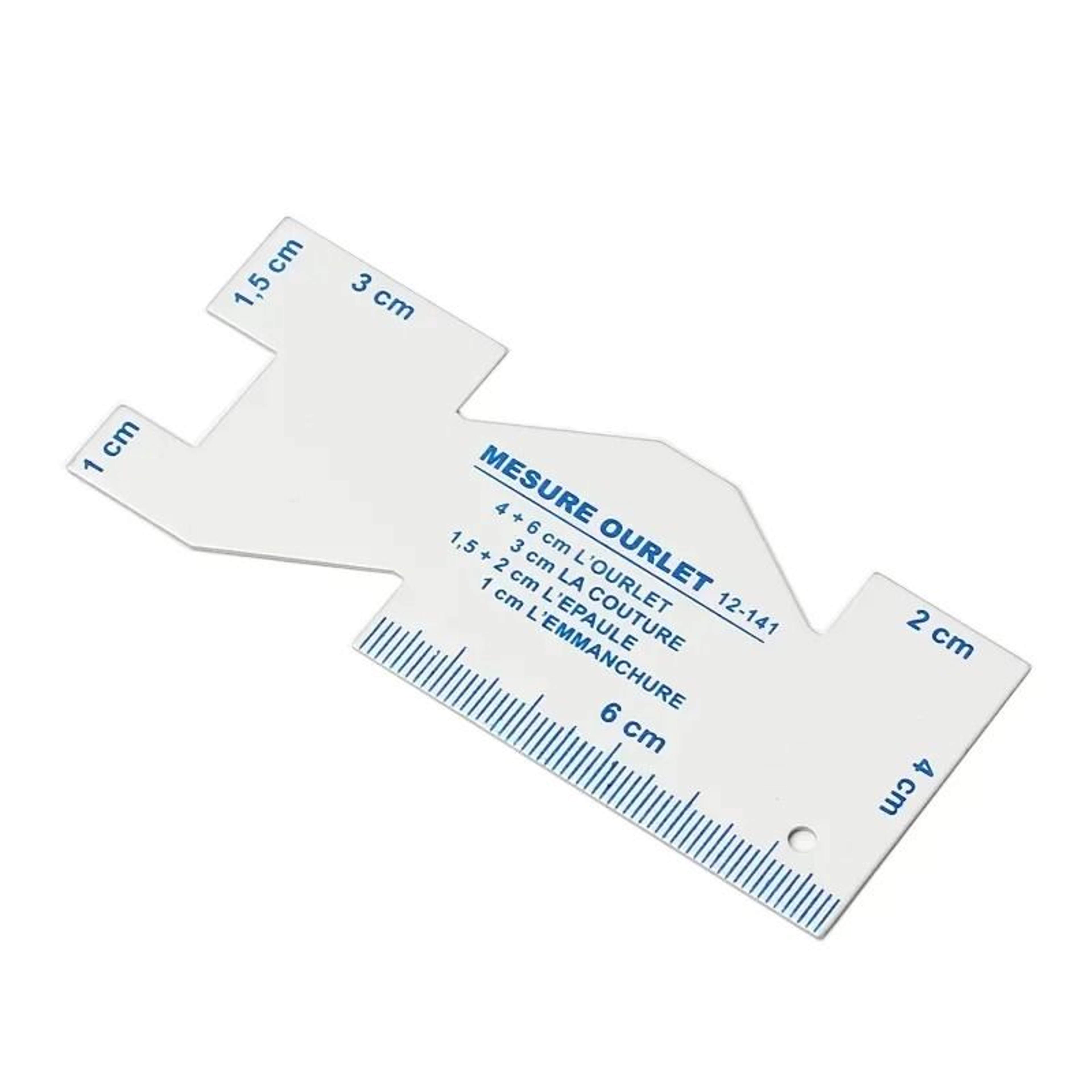 Precision Metal Seam Measuring Gauge  Quilting Sewing Ruler Template 4