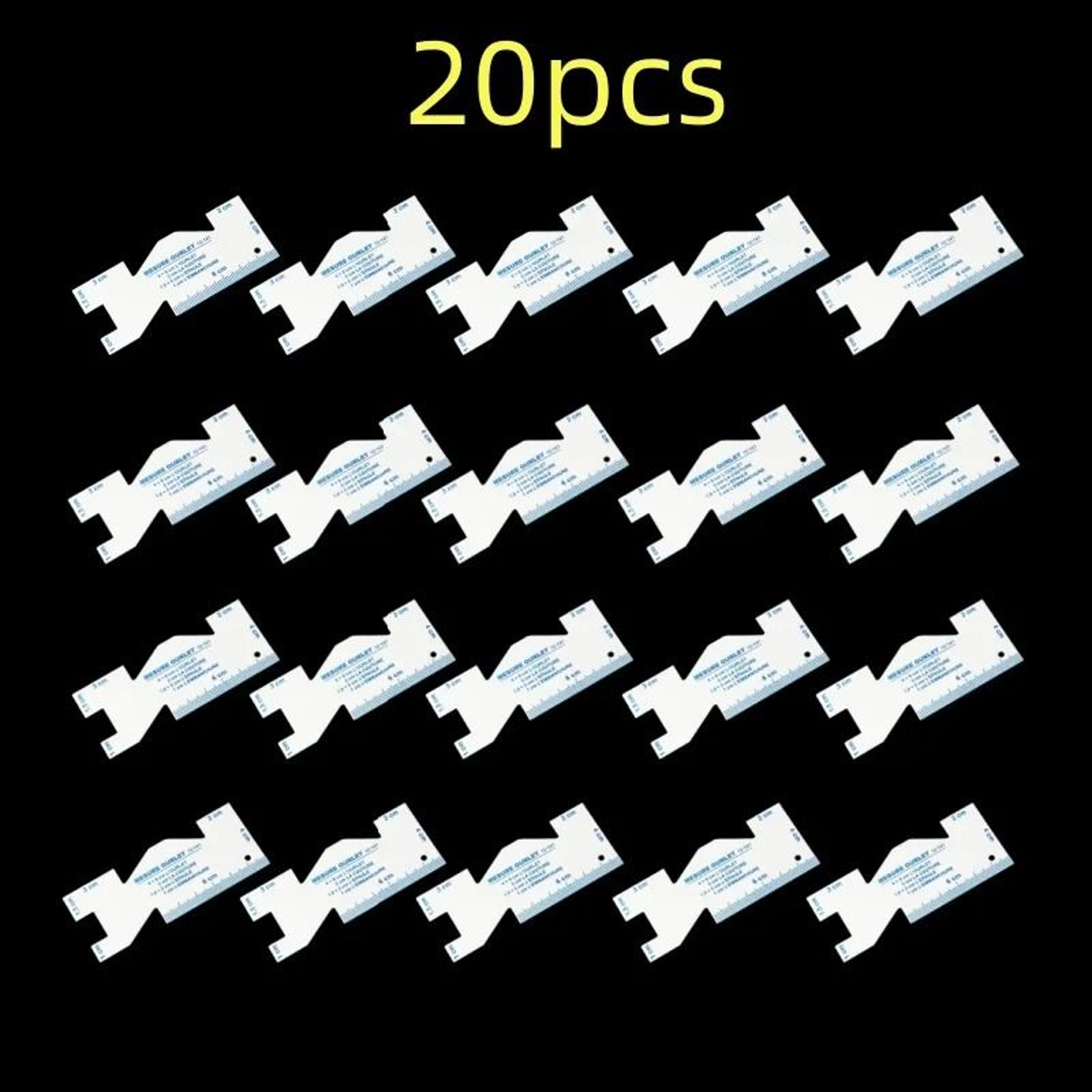 Precision Metal Seam Measuring Gauge  Quilting Sewing Ruler Template 14