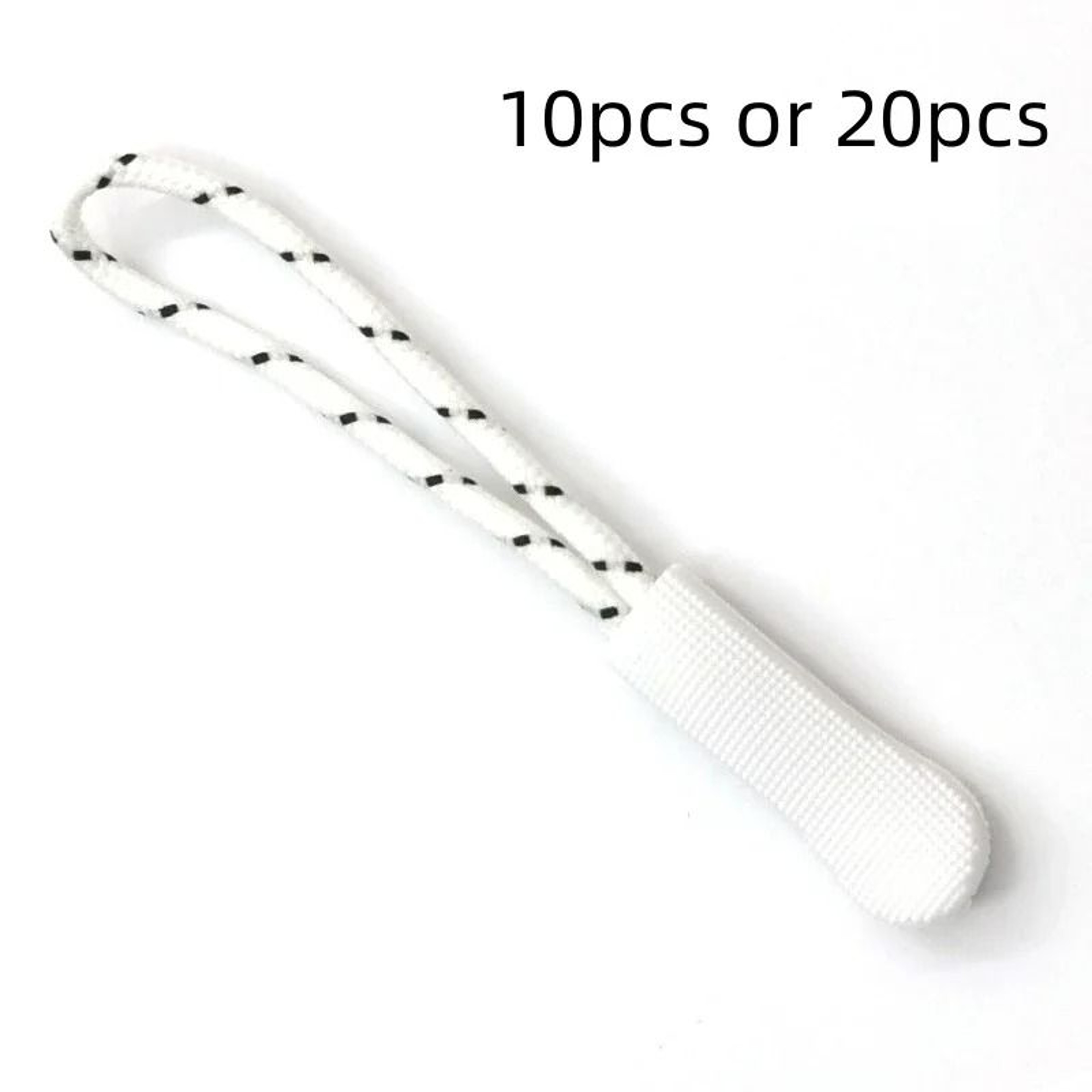 1020Piece Zipper Pull Replacement Cord Tabs  Broken Zip Fixer Clips 12
