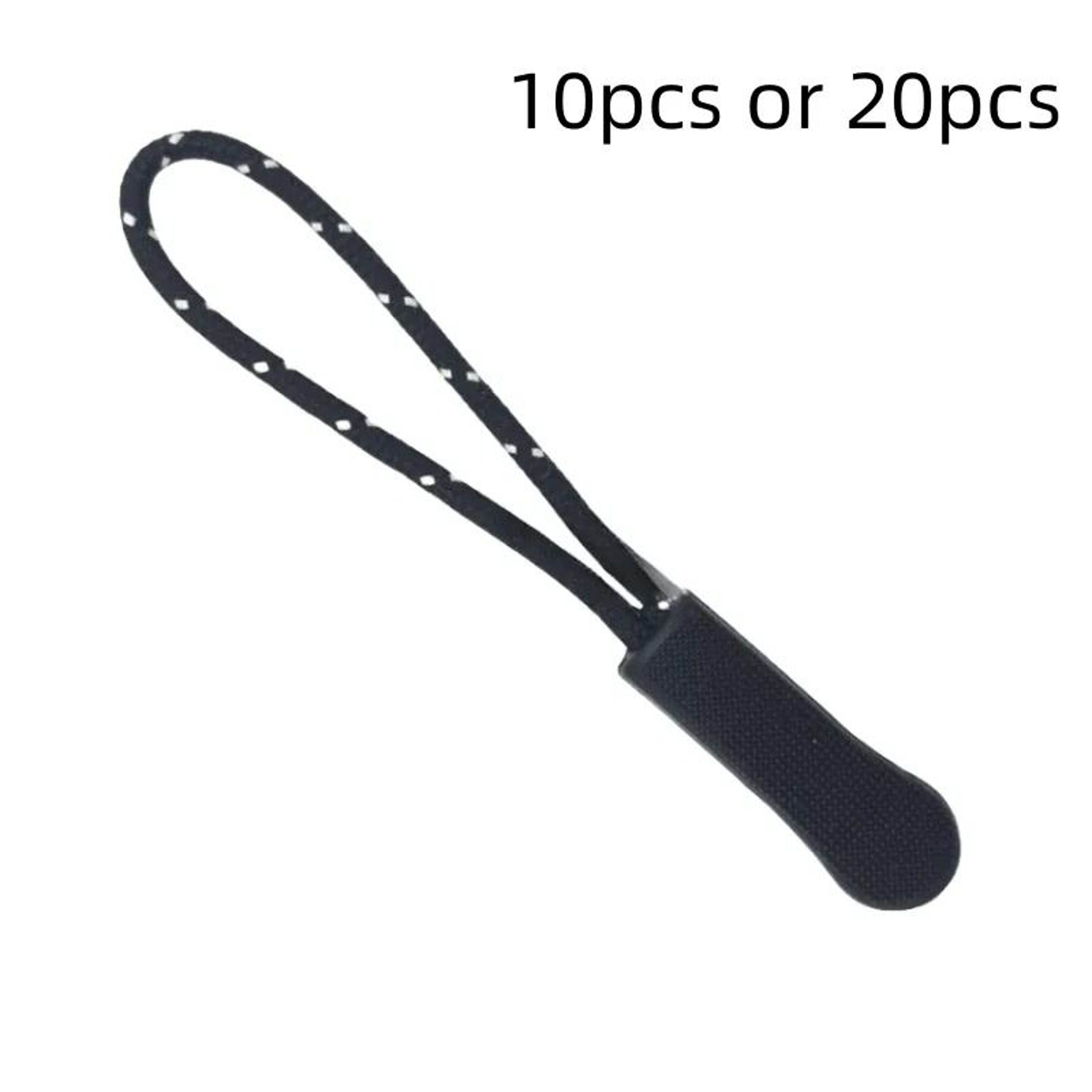1020Piece Zipper Pull Replacement Cord Tabs  Broken Zip Fixer Clips 13