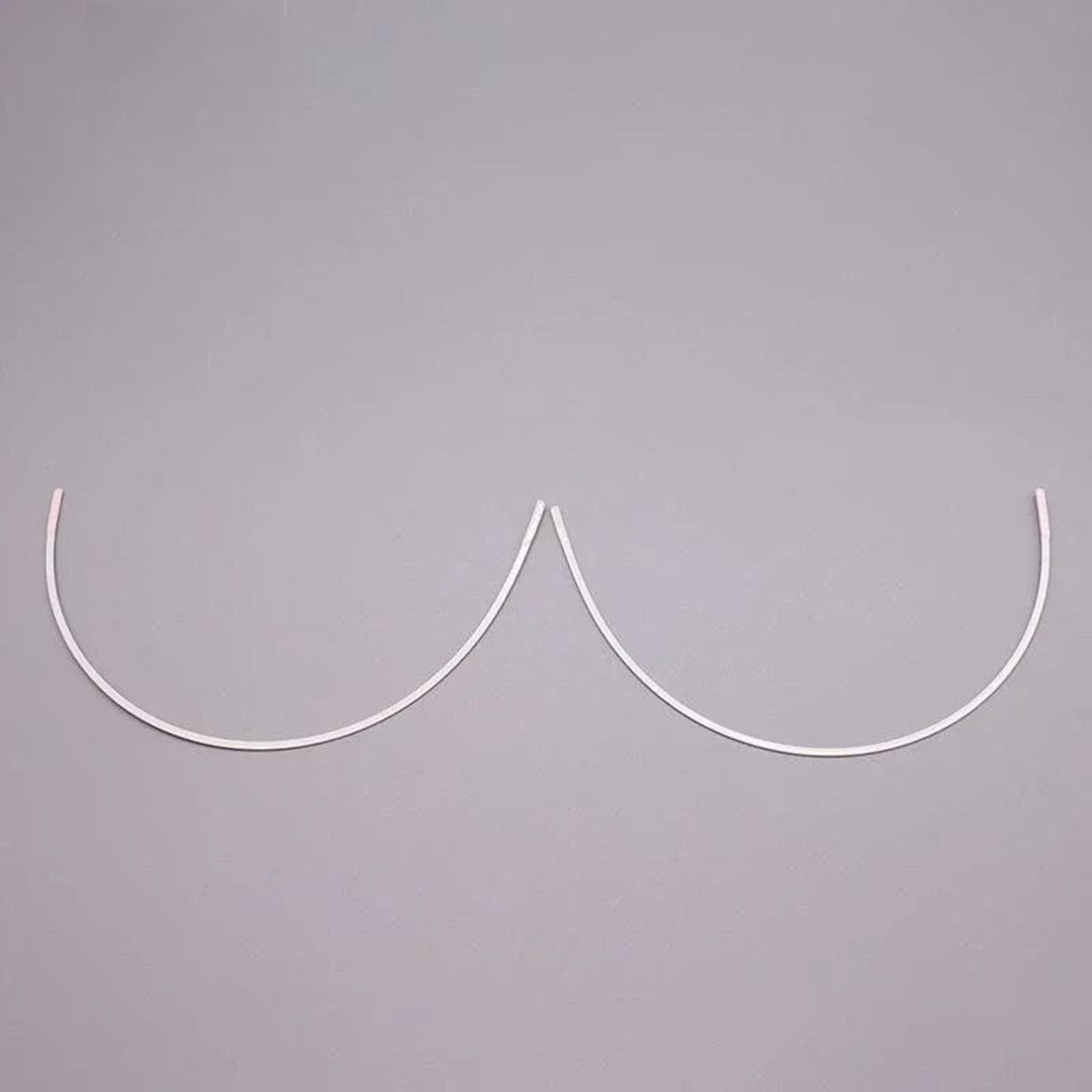 White Shaping Lacquer Metal Underwires For Bra Making  Lingerie Sewing Supplies 2