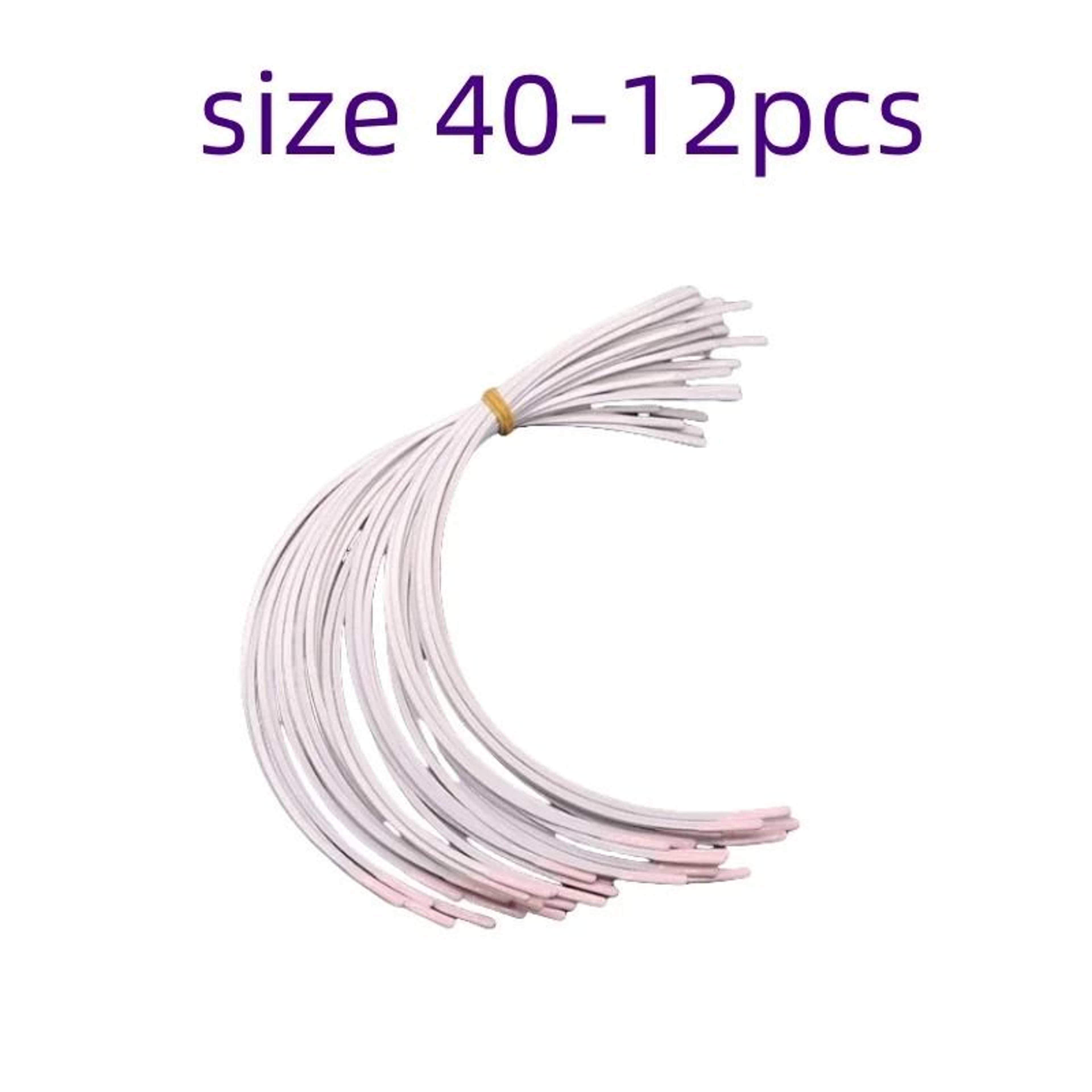 White Shaping Lacquer Metal Underwires For Bra Making  Lingerie Sewing Supplies 12