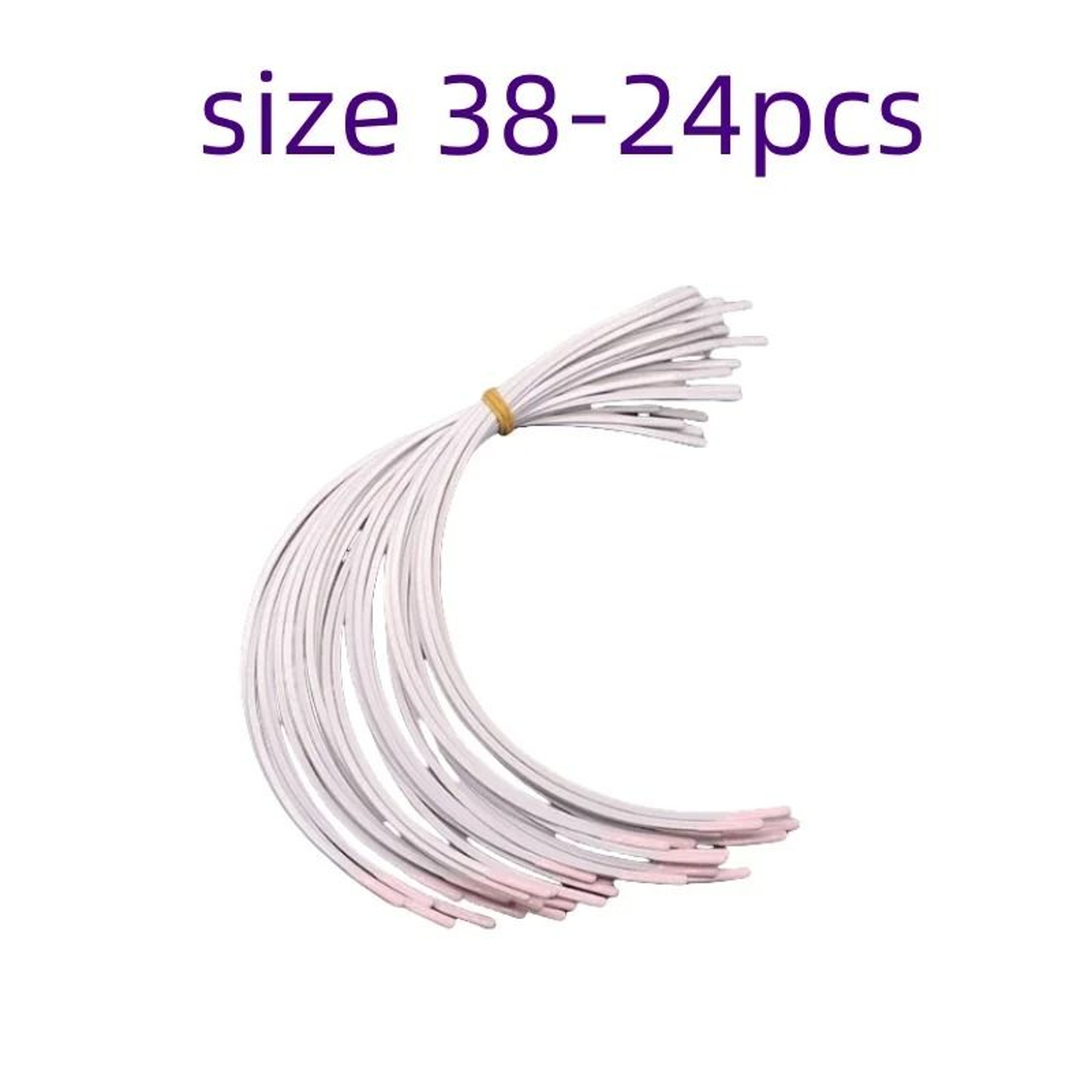 White Shaping Lacquer Metal Underwires For Bra Making  Lingerie Sewing Supplies 19