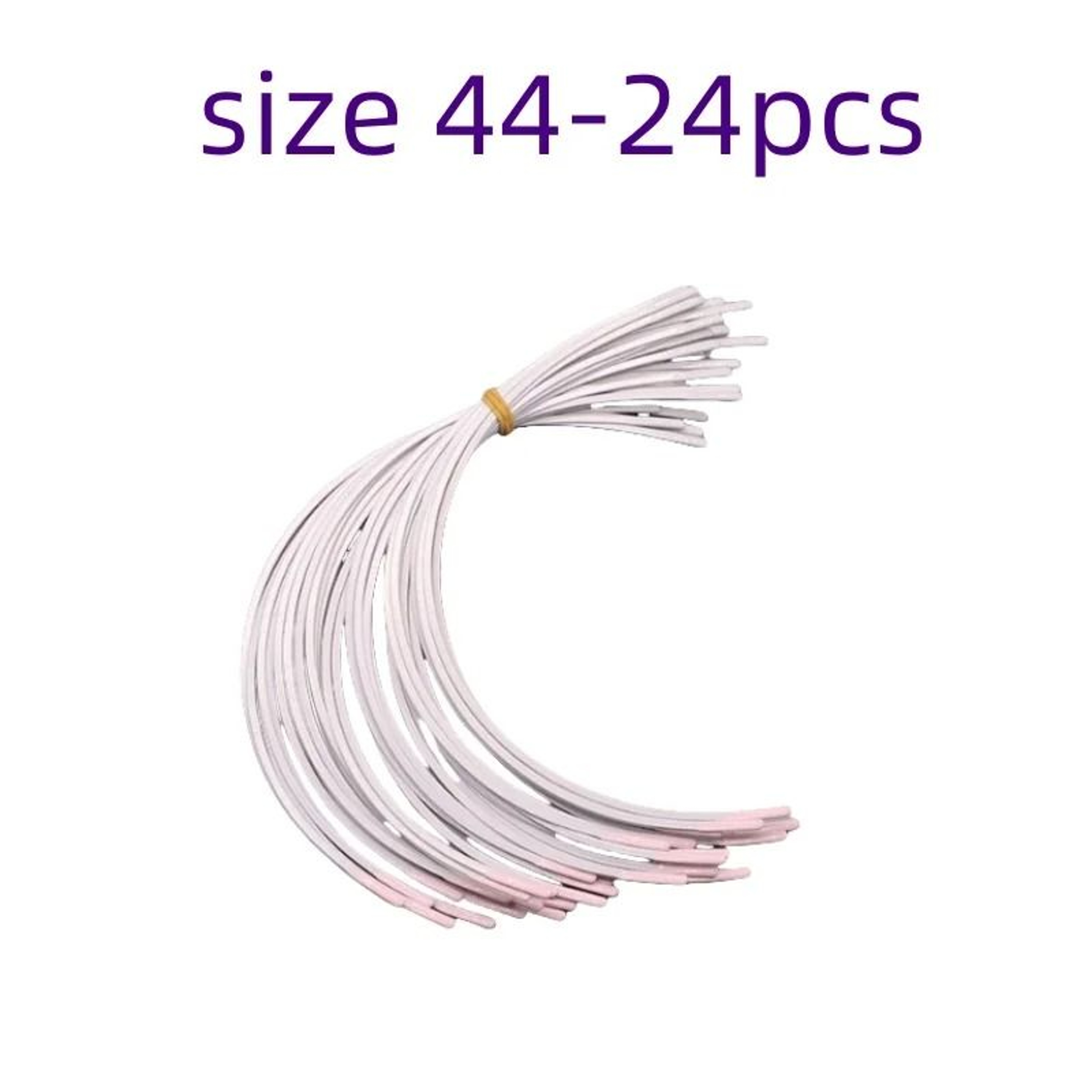 White Shaping Lacquer Metal Underwires For Bra Making  Lingerie Sewing Supplies 25