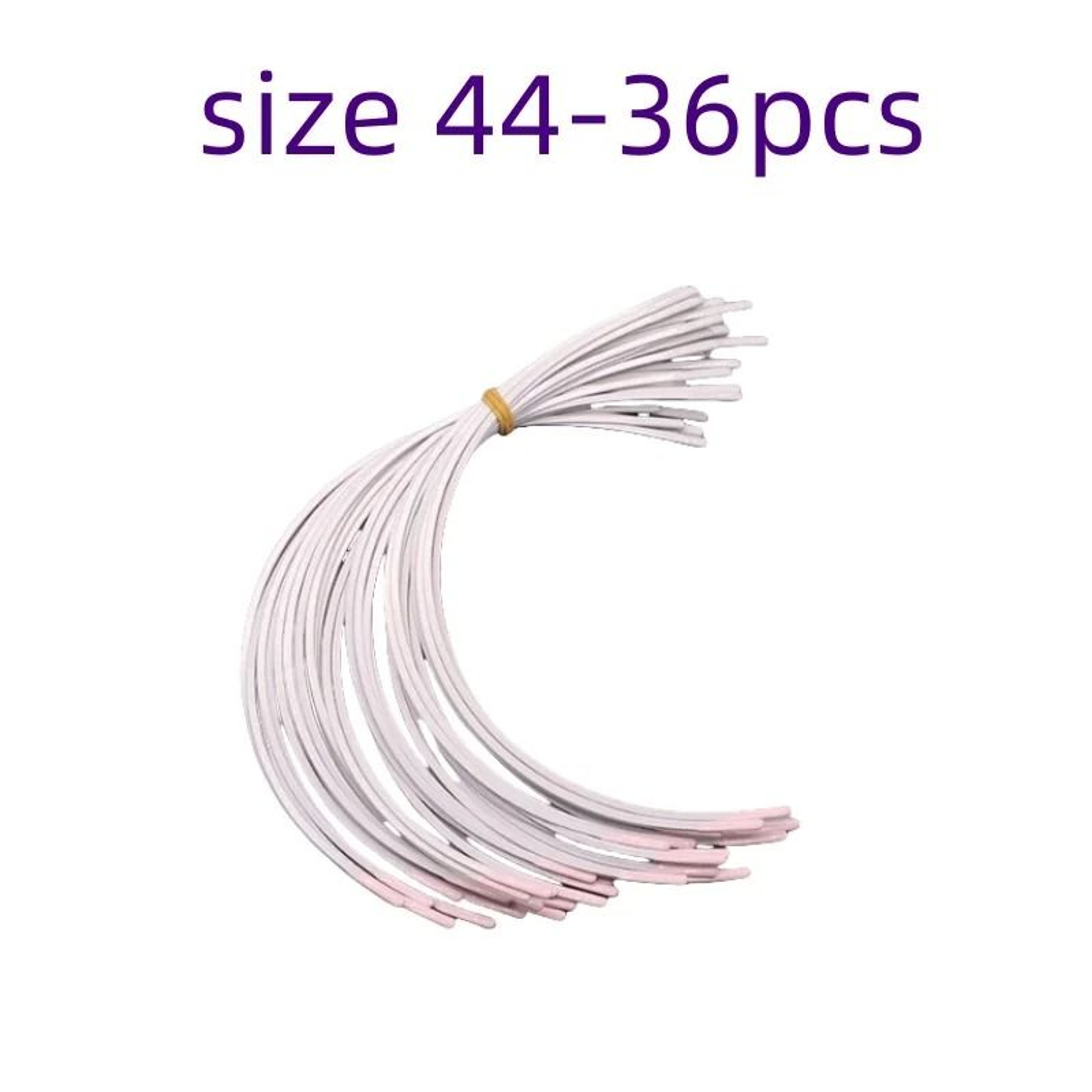 White Shaping Lacquer Metal Underwires For Bra Making  Lingerie Sewing Supplies 26