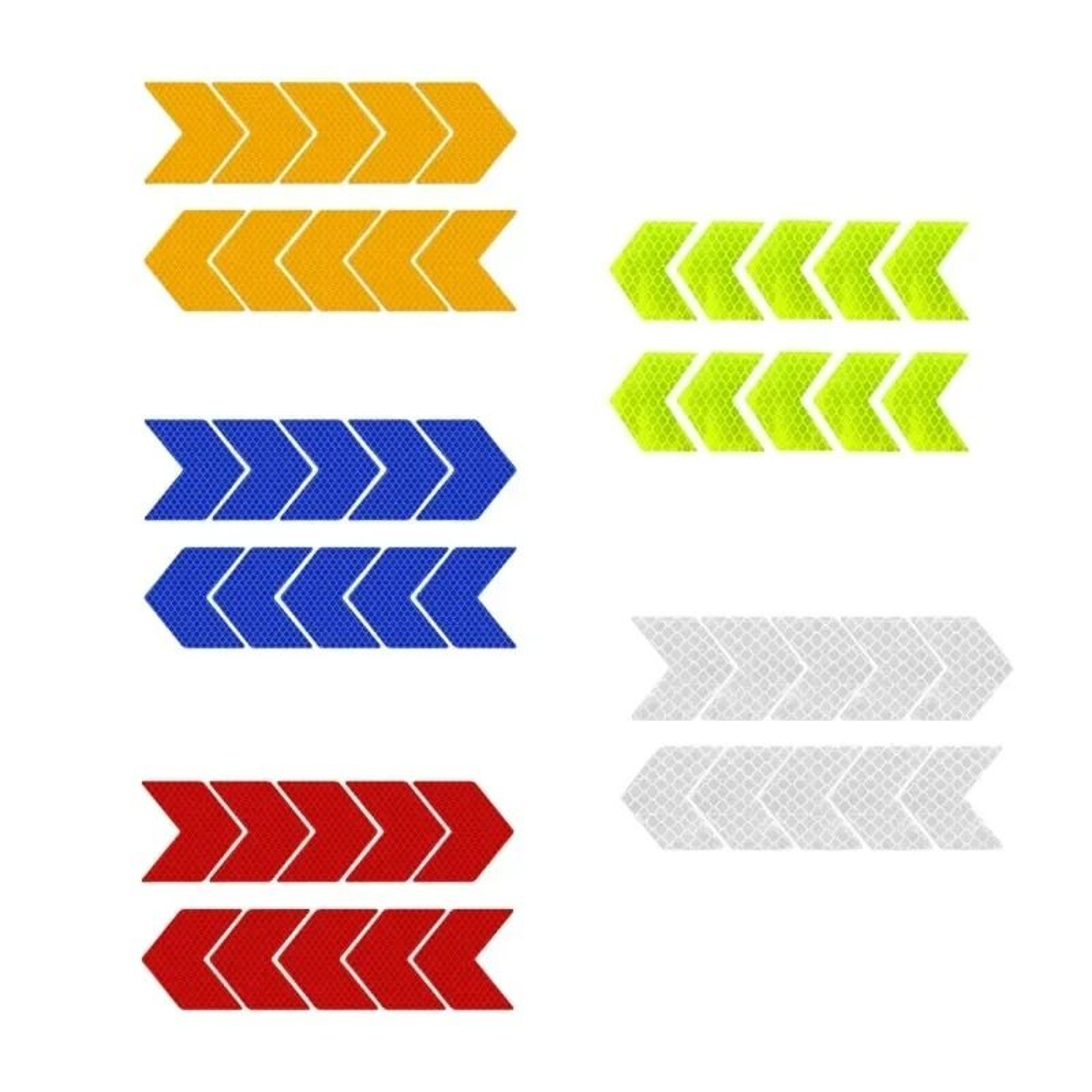 Arrow Reflective Bike Frame Stickers  Safety Cycling Decal Tape 6
