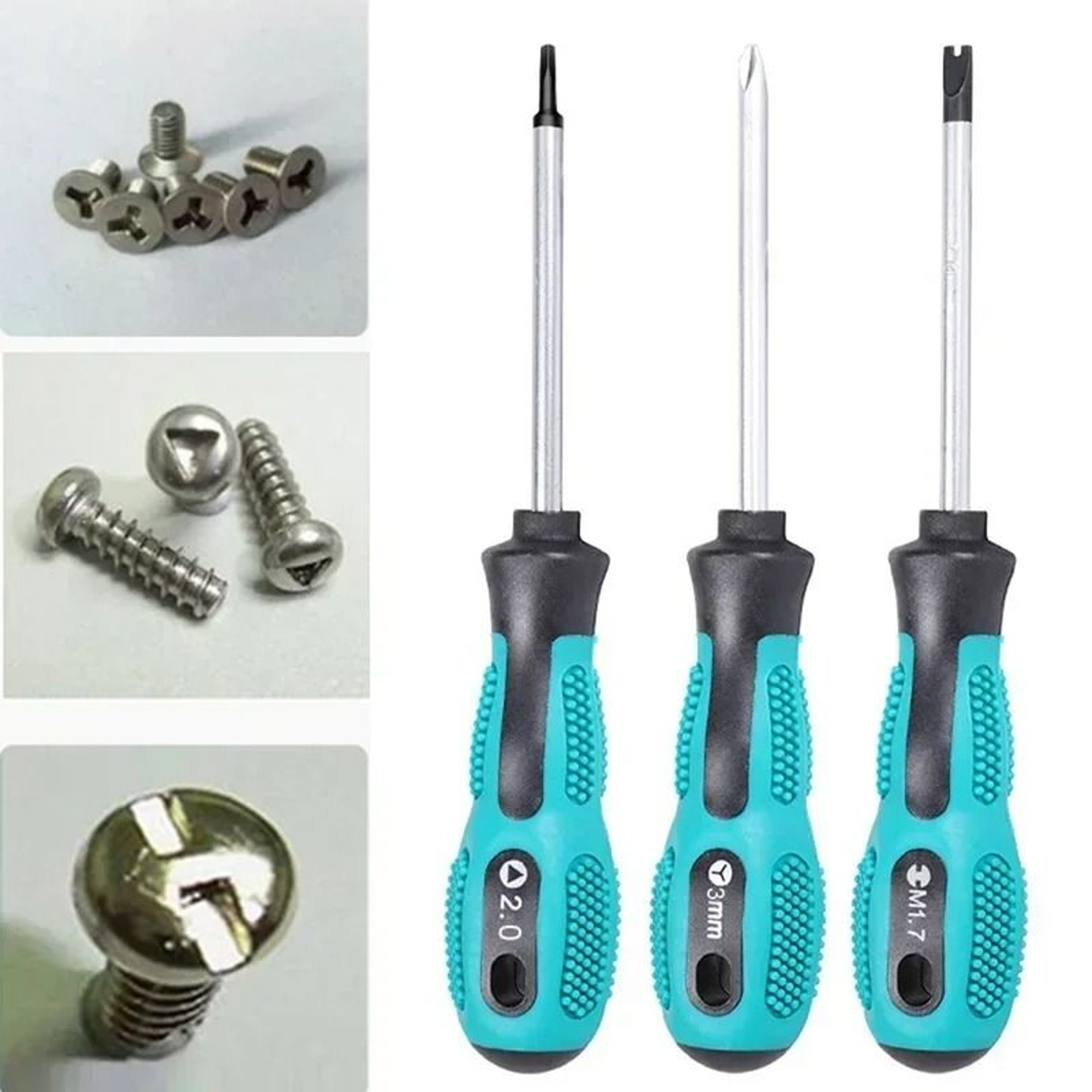 MultiType Specialty Screwdriver Set With Magnetic Triangle UShaped  YShaped Drivers 0