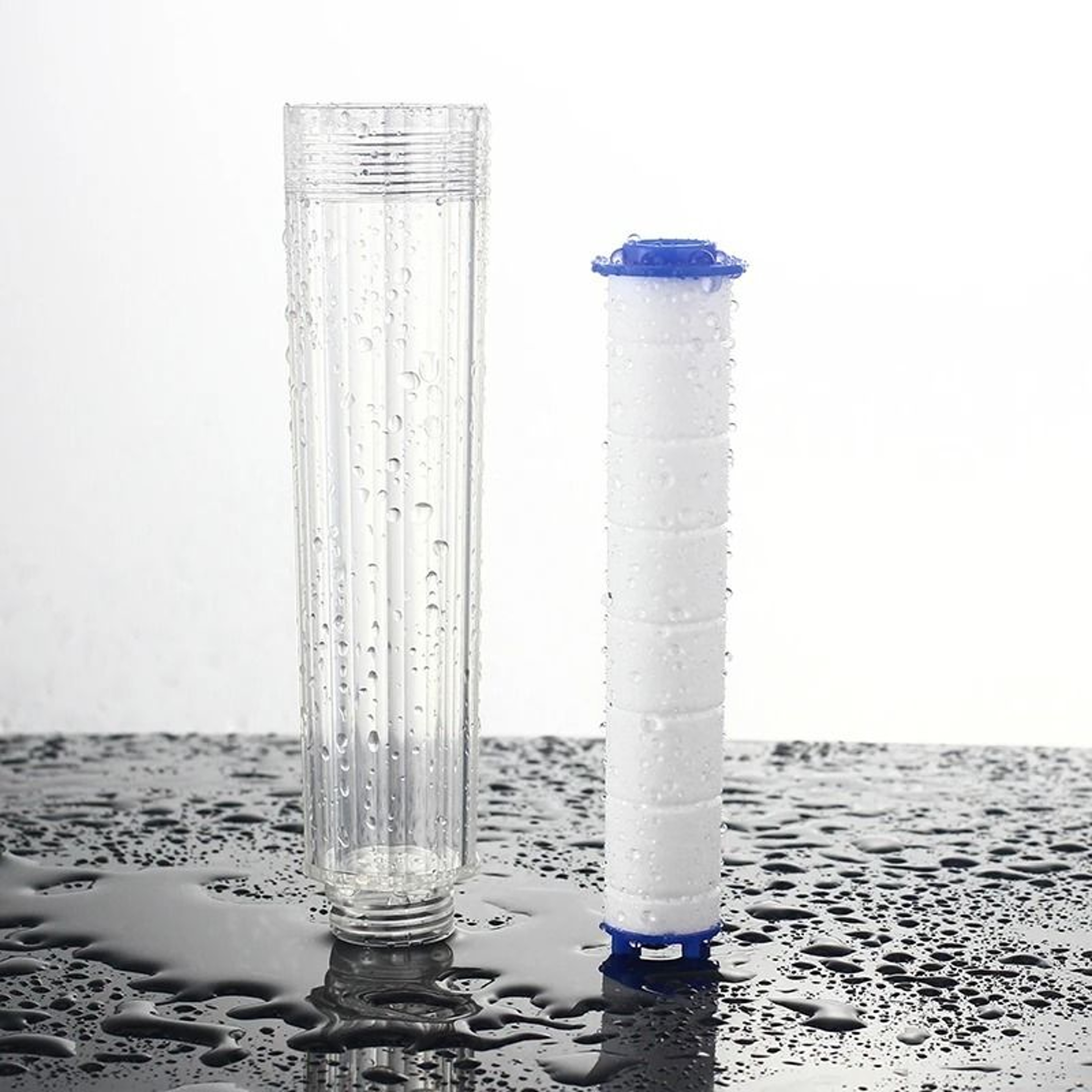 50PCS Shower Head Filter Replacements  Hard Water Purifying PP Cotton Cartridges 3