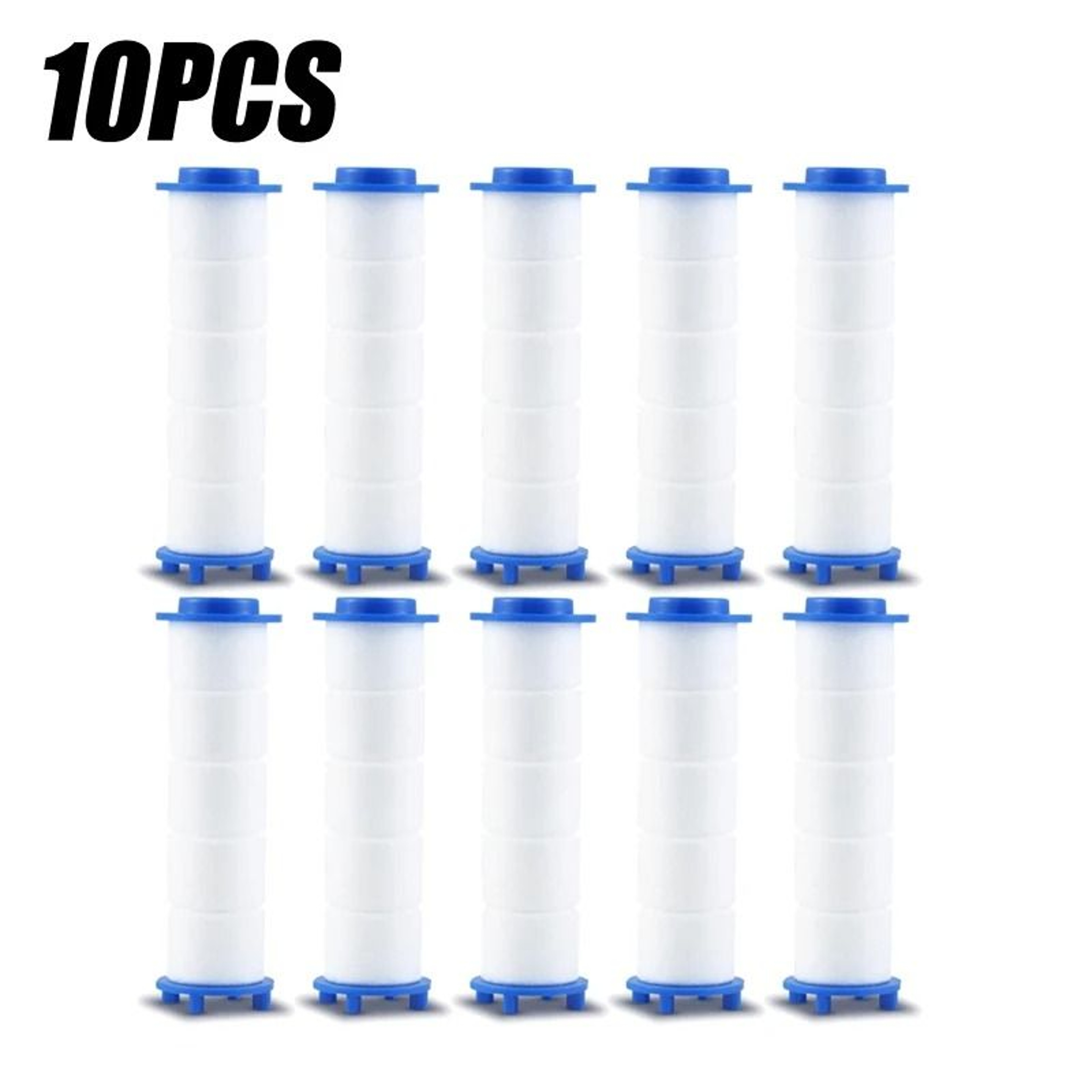 50PCS Shower Head Filter Replacements  Hard Water Purifying PP Cotton Cartridges 7