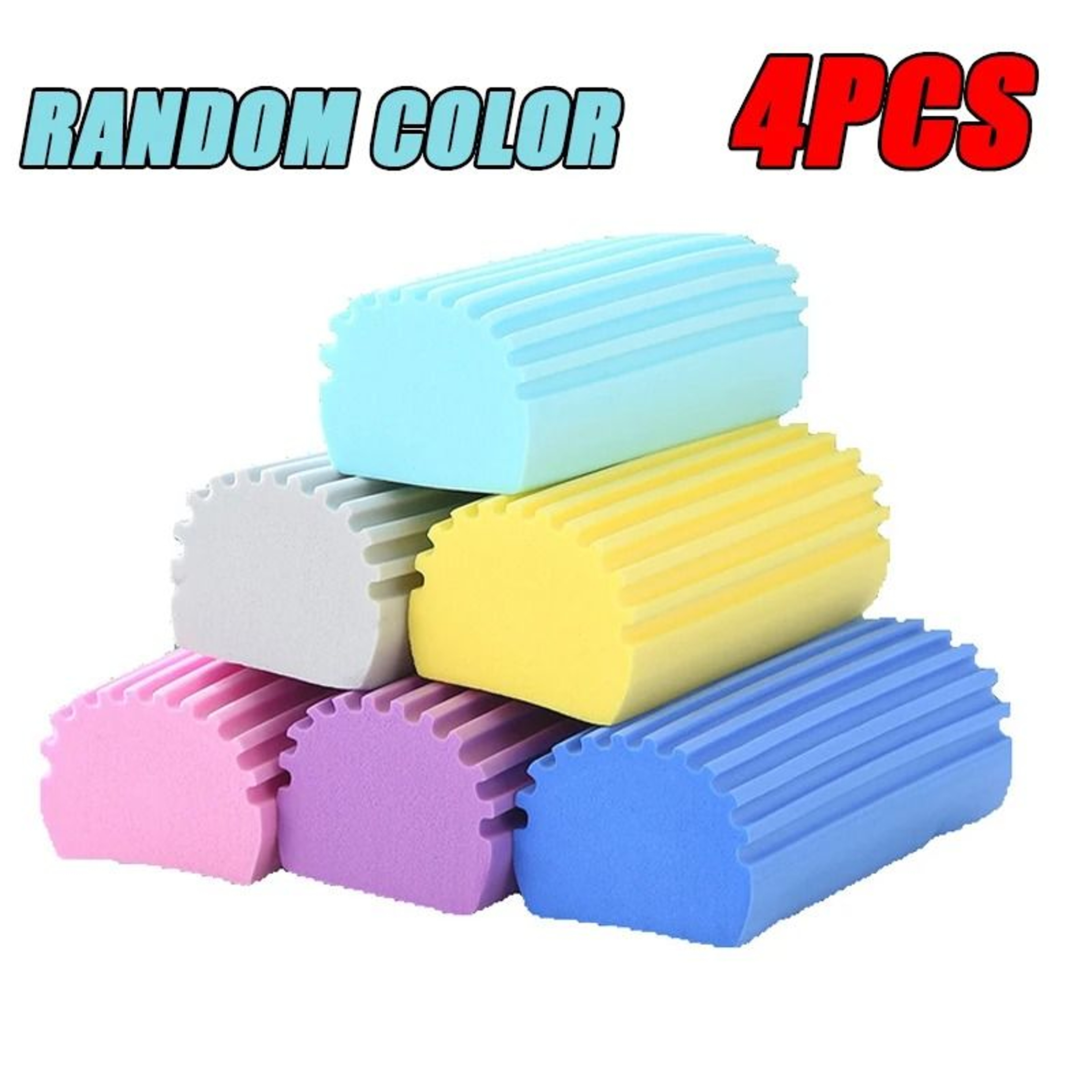 MultiFunctional HighDensity PVA Cleaning Sponge Set  UltraAbsorbent Household  Car Washing Blocks 6