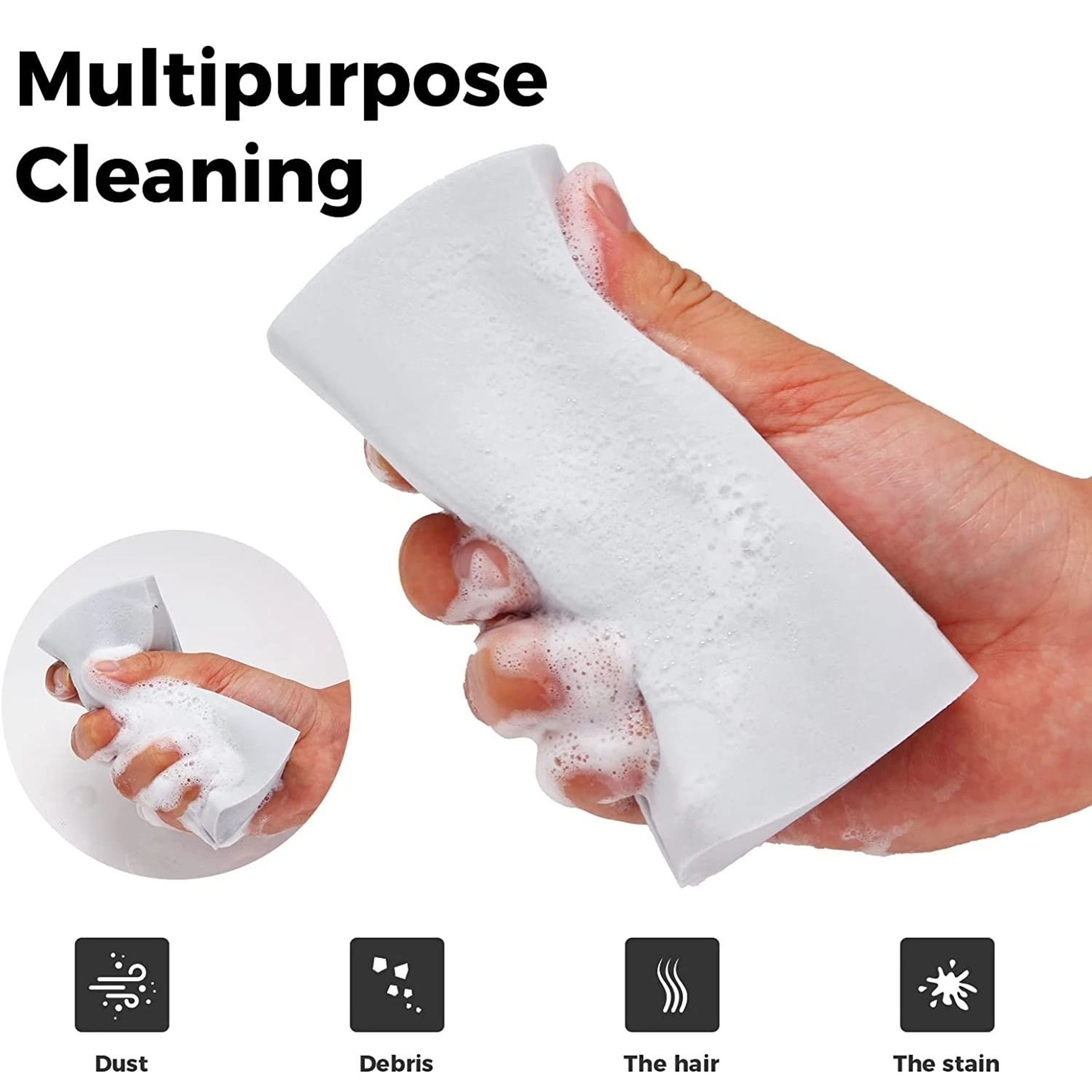 MultiFunctional HighDensity PVA Cleaning Sponge Set  UltraAbsorbent Household  Car Washing Blocks 2